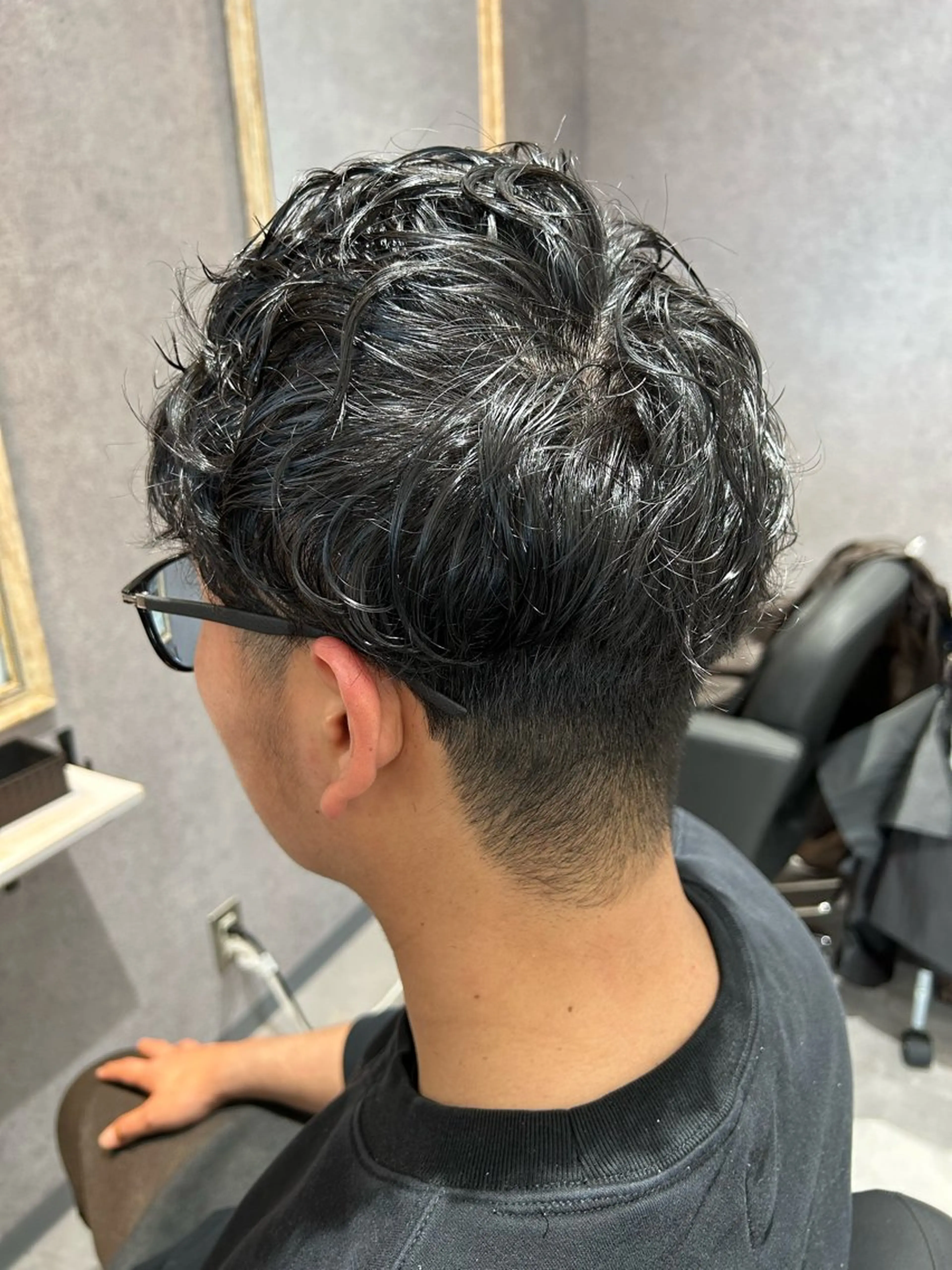 ショート パーマ メンズ カット パーマ トリートメント IwAsh 鶴ヶ峰所属・✨ショートスタイル✨ 山本のヘアスタイル
