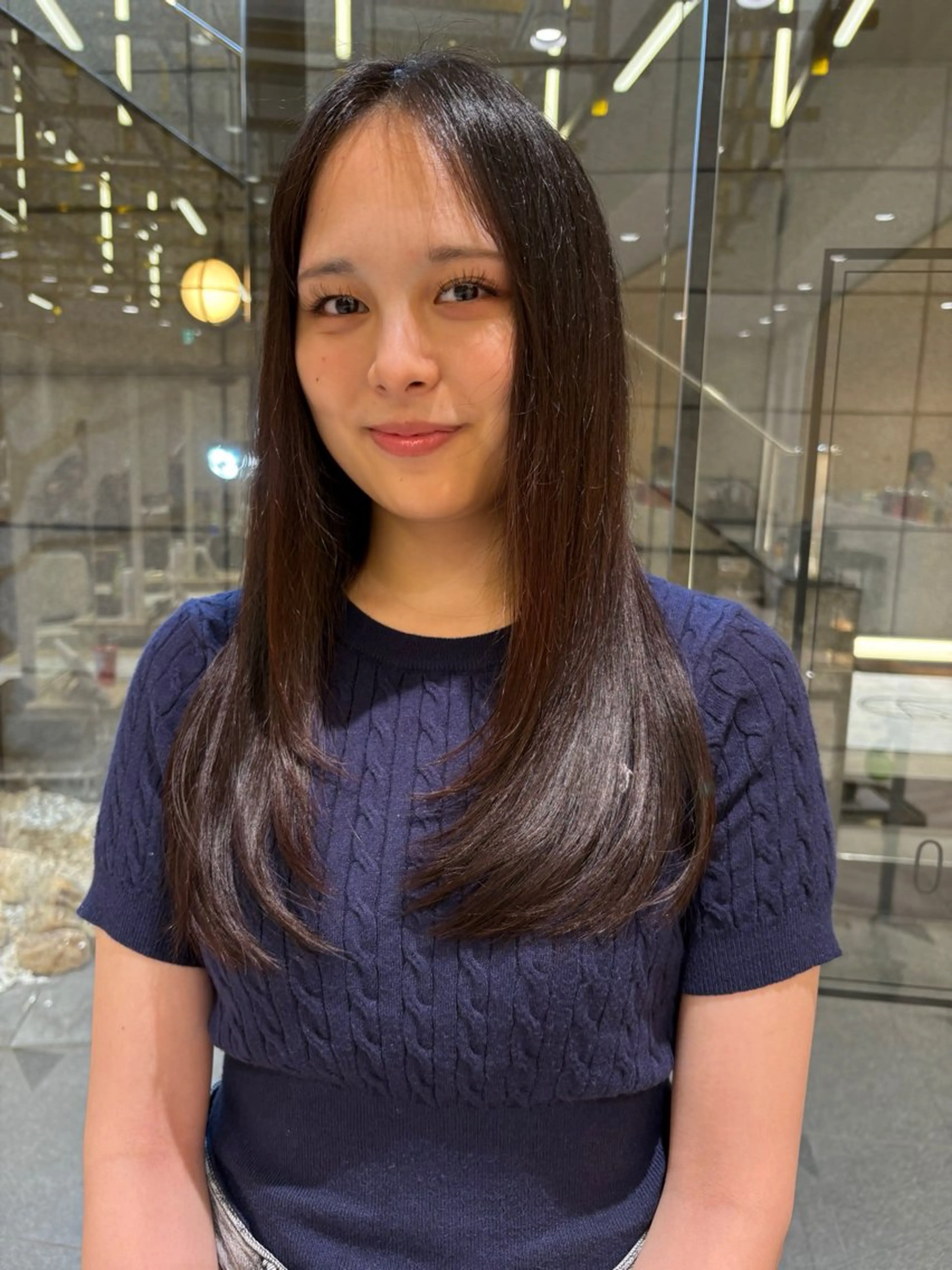 ロング カラー カット ヘアカラー 🦋sana🦋 🫧透明感カラー🫧のヘアスタイル