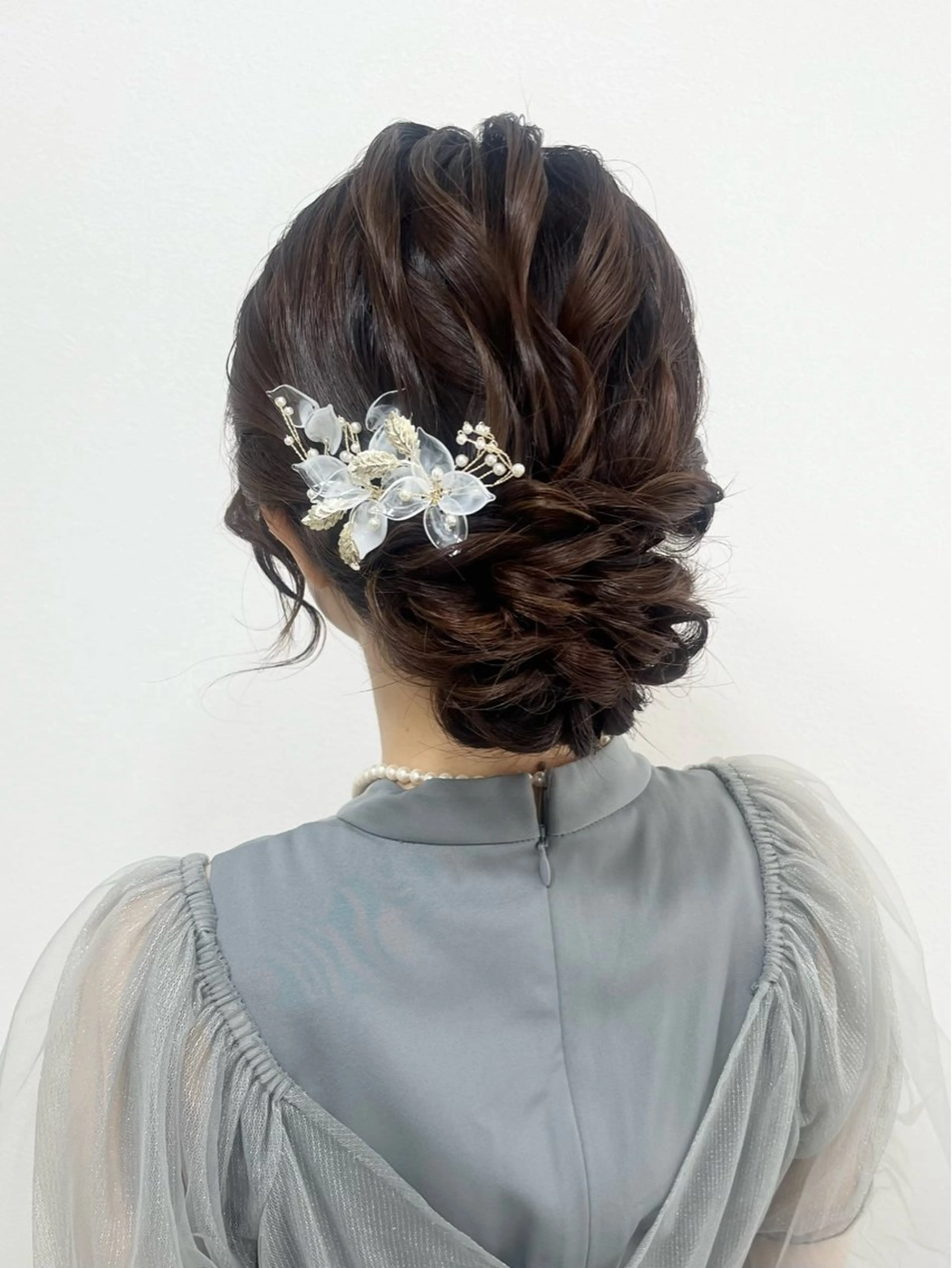 セミロング ヘアアレンジ ヘアセット ヘアセットサロン /上坪愛美のヘアスタイル