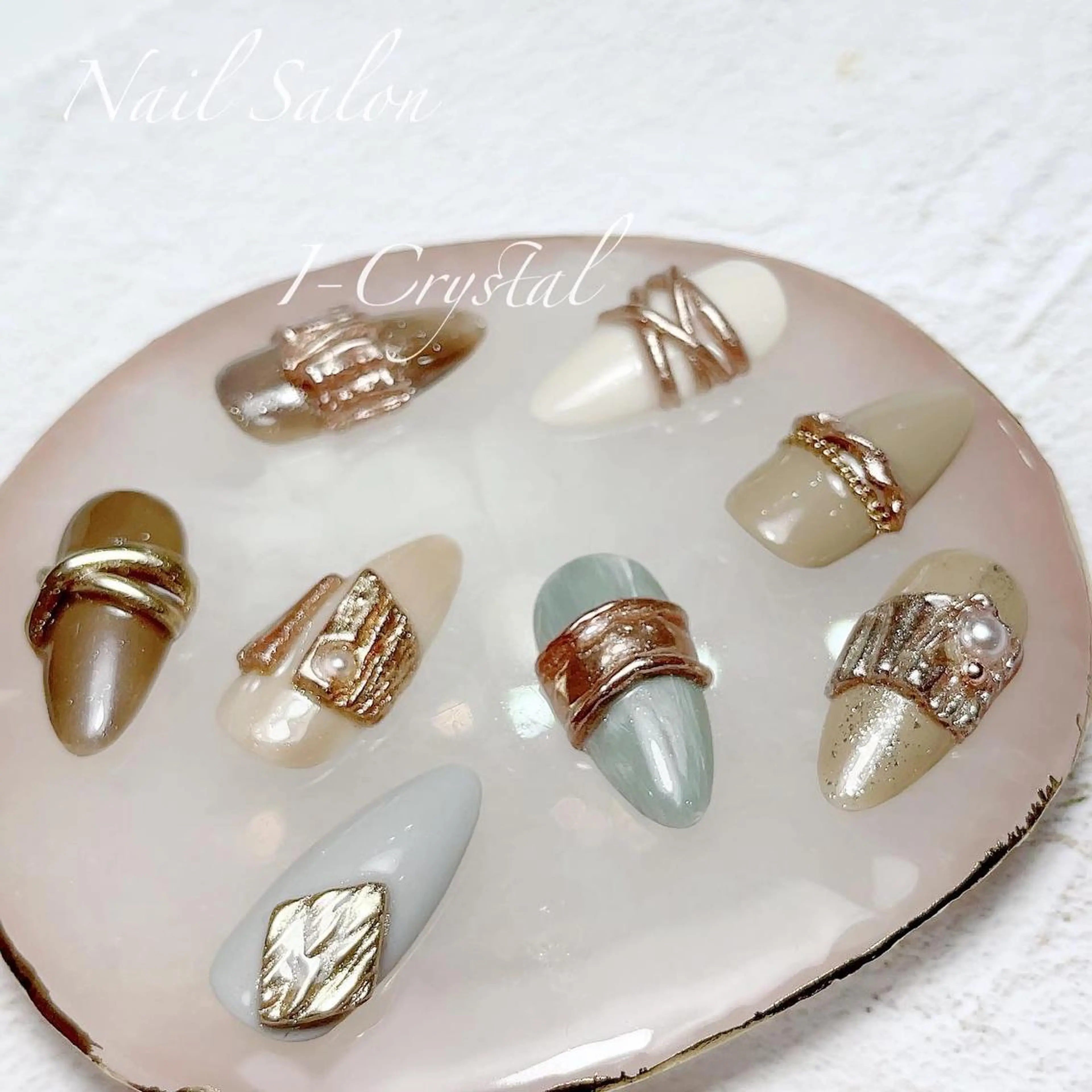 ネイル ニュアンスネイル NailSalon  I-Crystal所属・中村 郁美のネイルデザイン