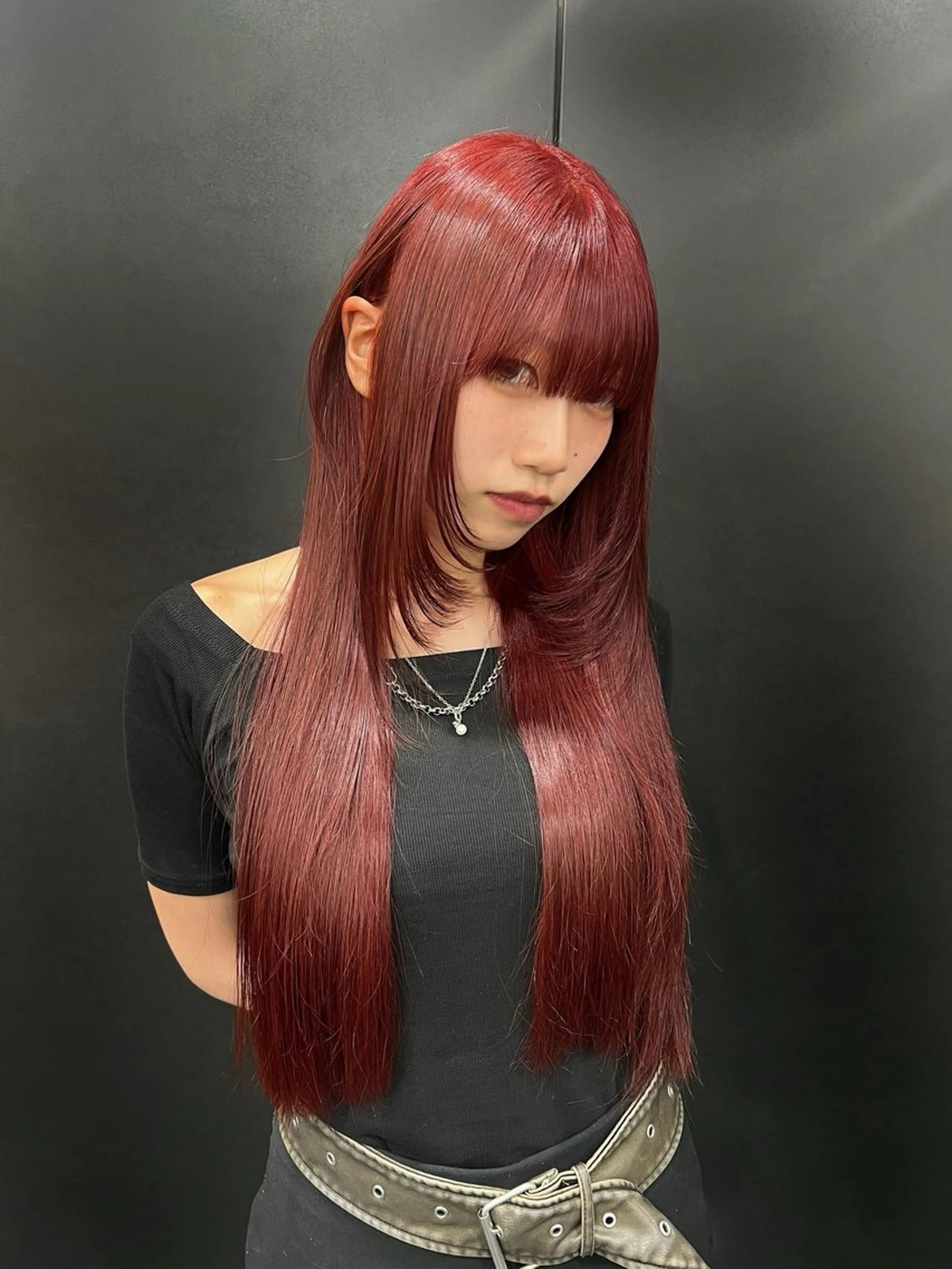 ブリーチなしダブルカラーの写真