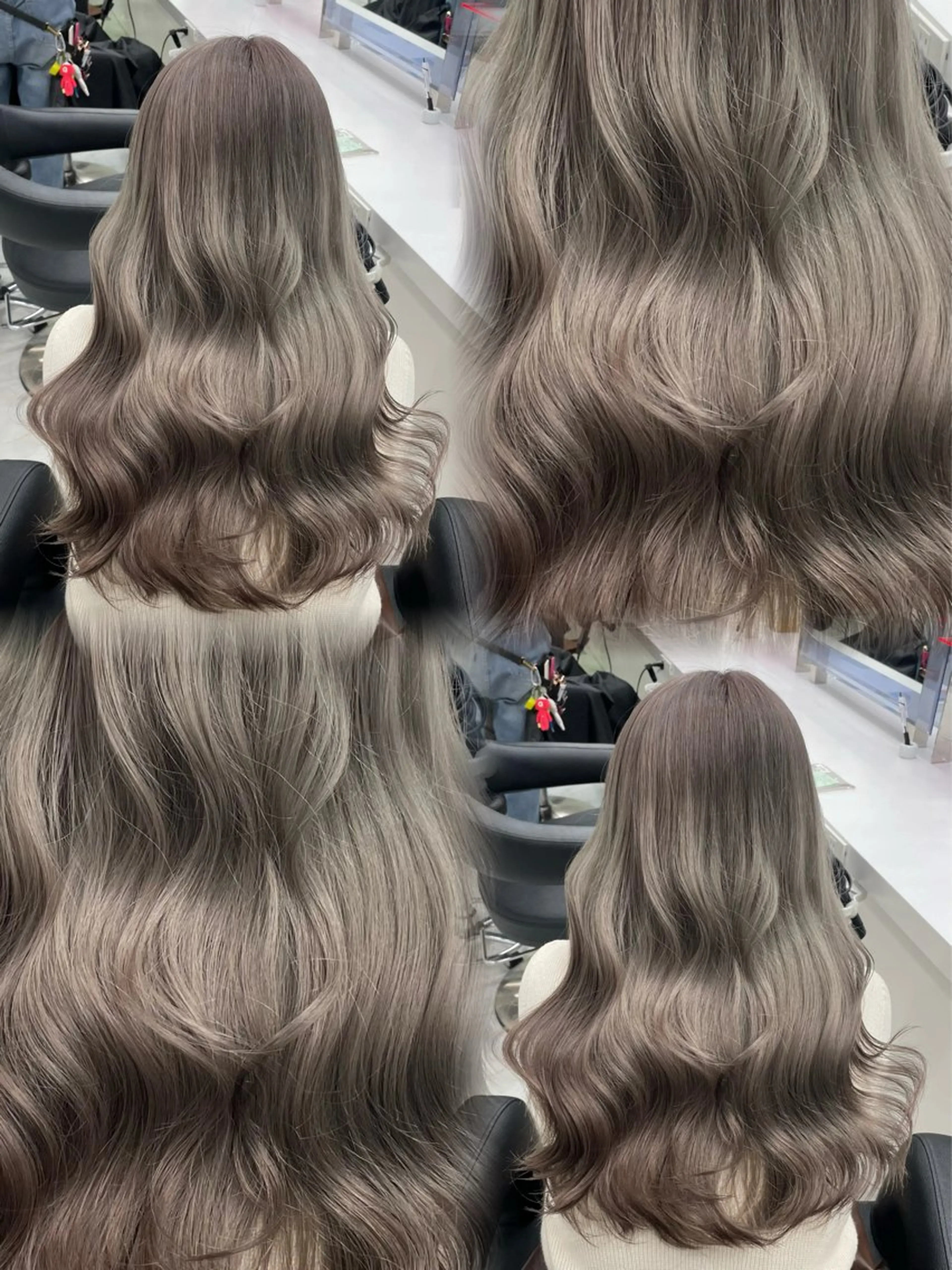 ロング カラー 透ける透明感カラー 🩶shiho🩶のヘアスタイル