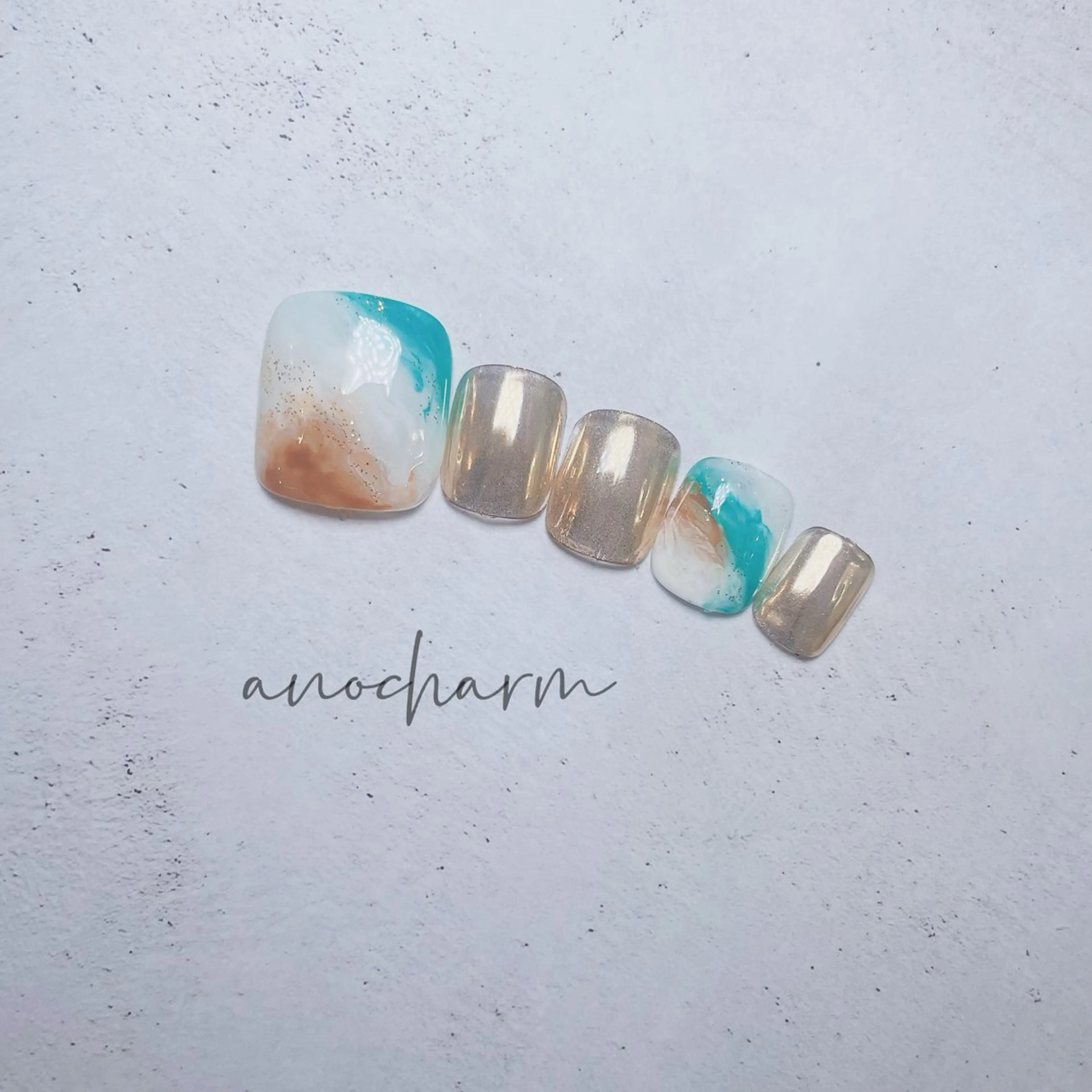 ネイル フットネイル anocharm by Royd.所属・anocharm _annaのネイルデザイン