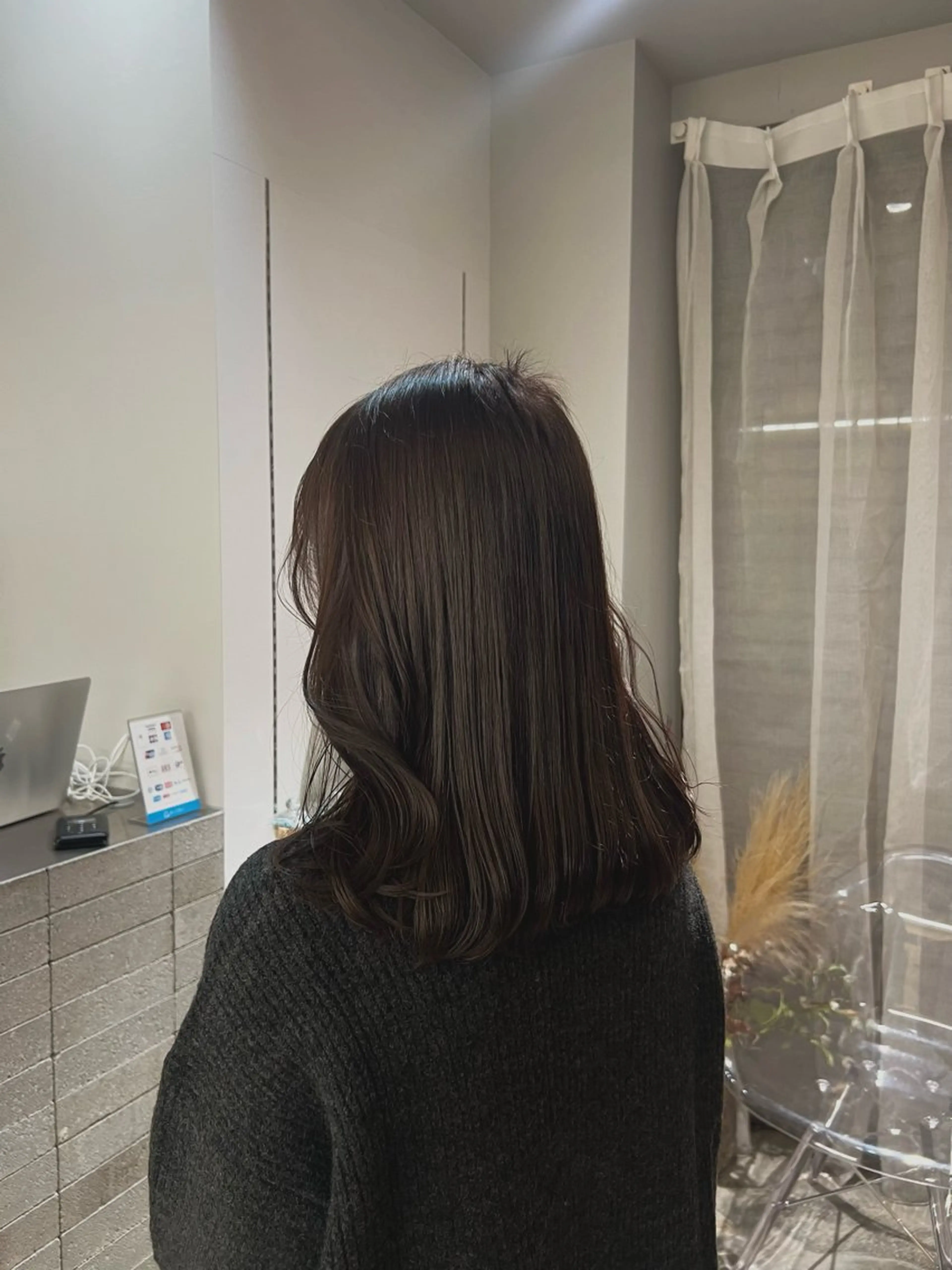 カラー ブラウンカラー 透明感カラー 真鍋 哲大のヘアスタイル