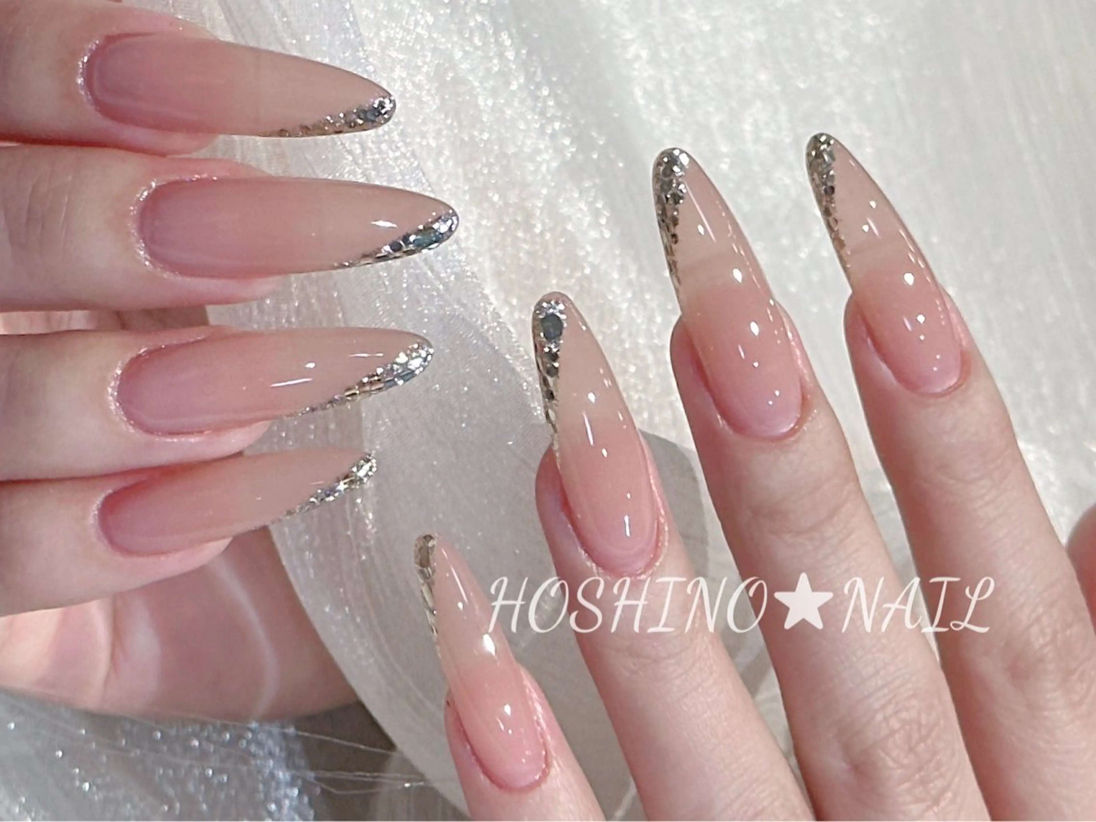 ネイル オーロラネイル チークネイル ドット フットネイル フレンチネイル ハンドネイル ★HOSHINO NAIL★新宿店のネイルデザイン