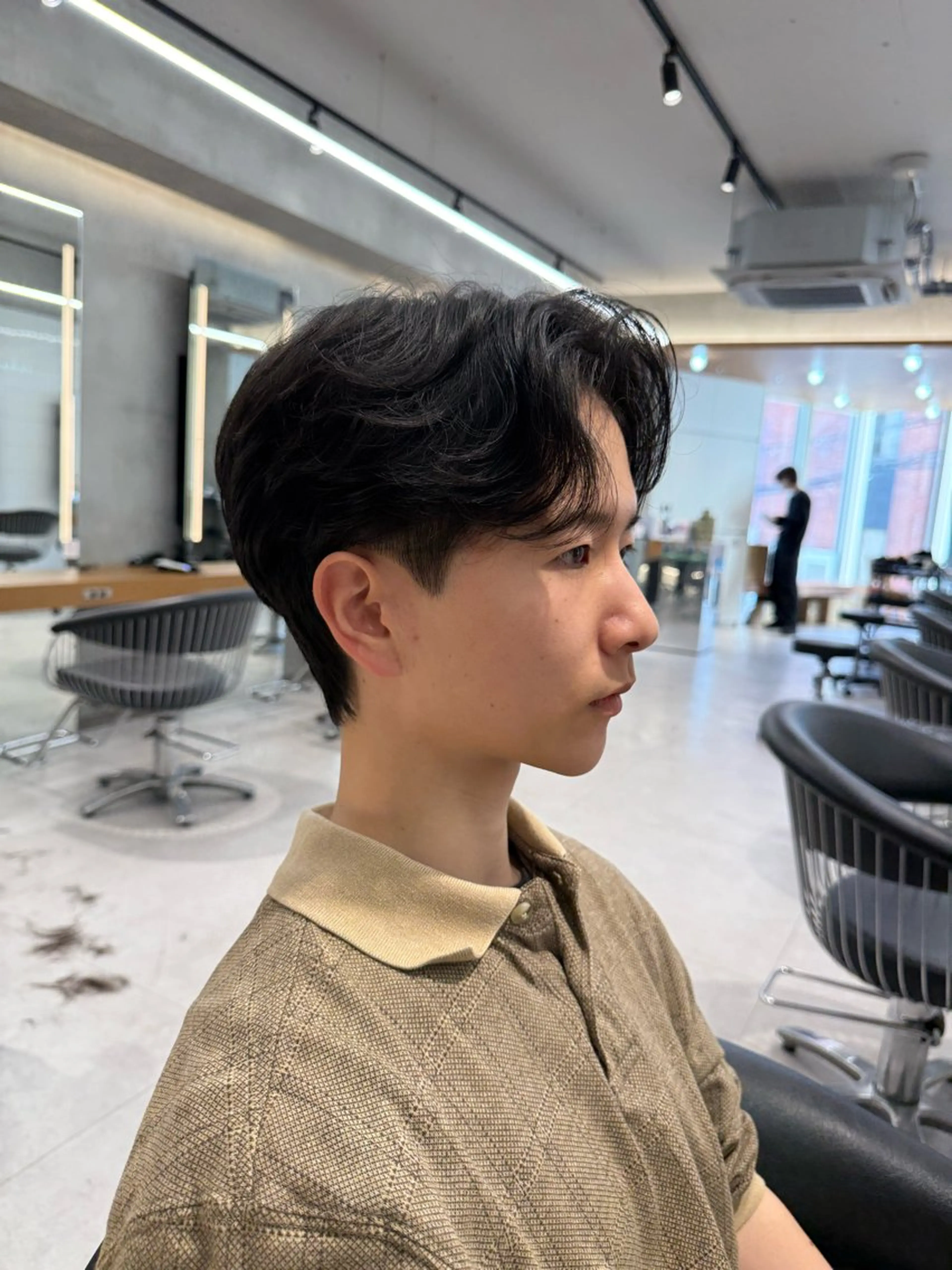 ショート メンズ nico TOKYO所属・ニュアンス/ センターパート/イノのヘアスタイル