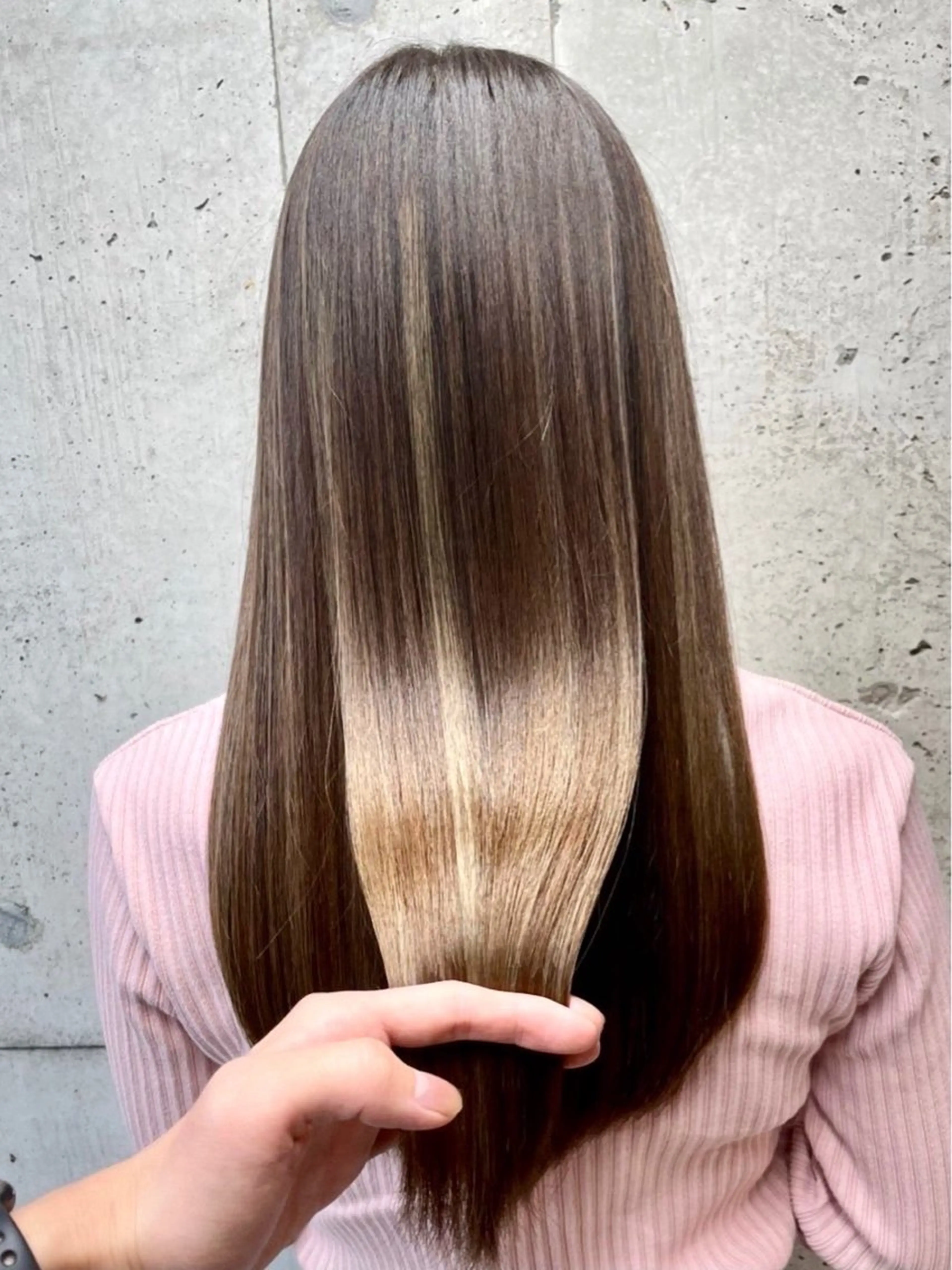 ロング カラー カット 縮毛矯正 トリートメント youres hair2nd 髪質改善&ヘッドスパ所属・髪質改善特化/ 河野　柊斗のヘアスタイル