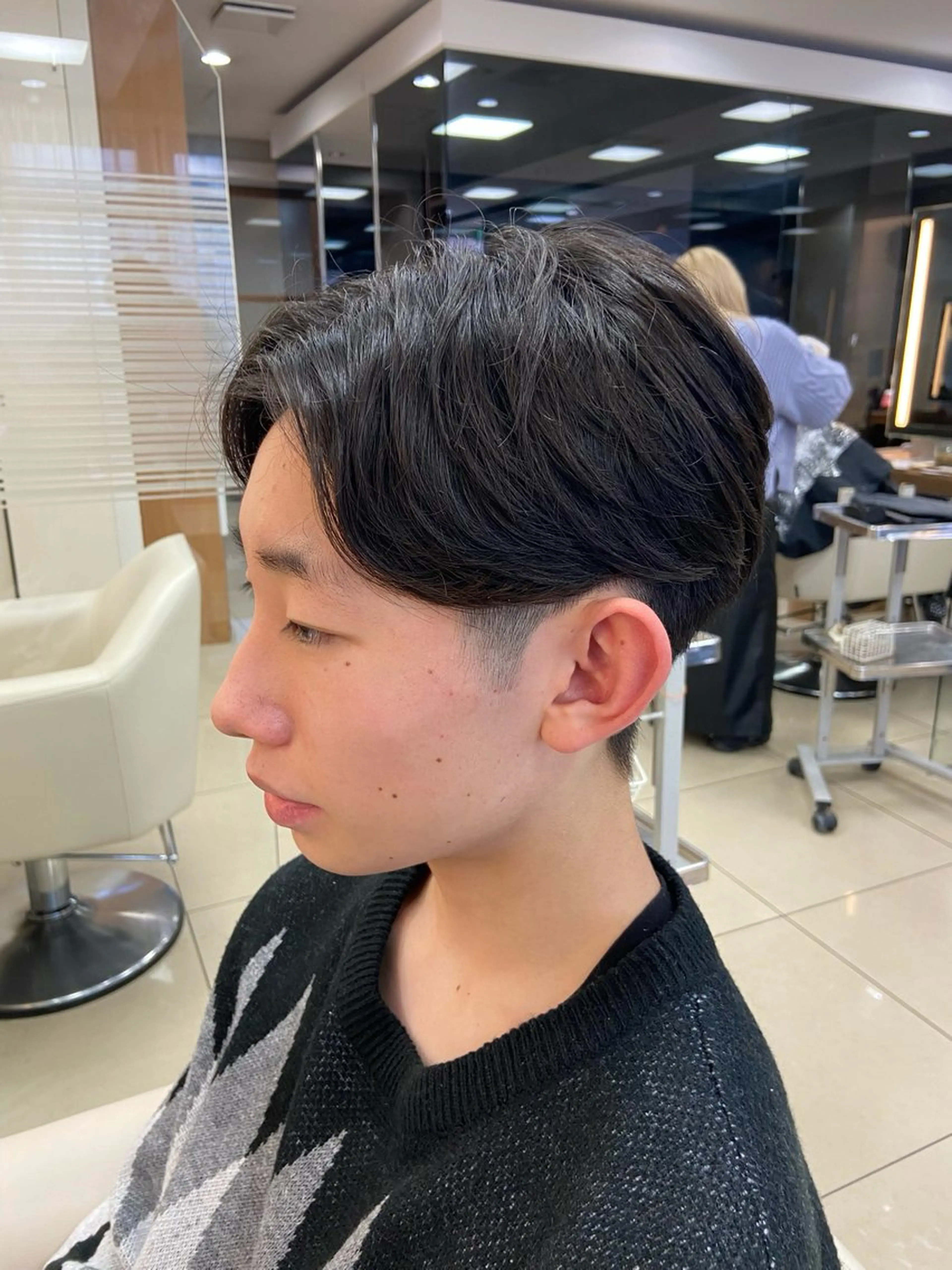 ショート 韓国風ヘア カット パーマ メンズ特化/茅ヶ崎 style磯貝裕介のヘアスタイル