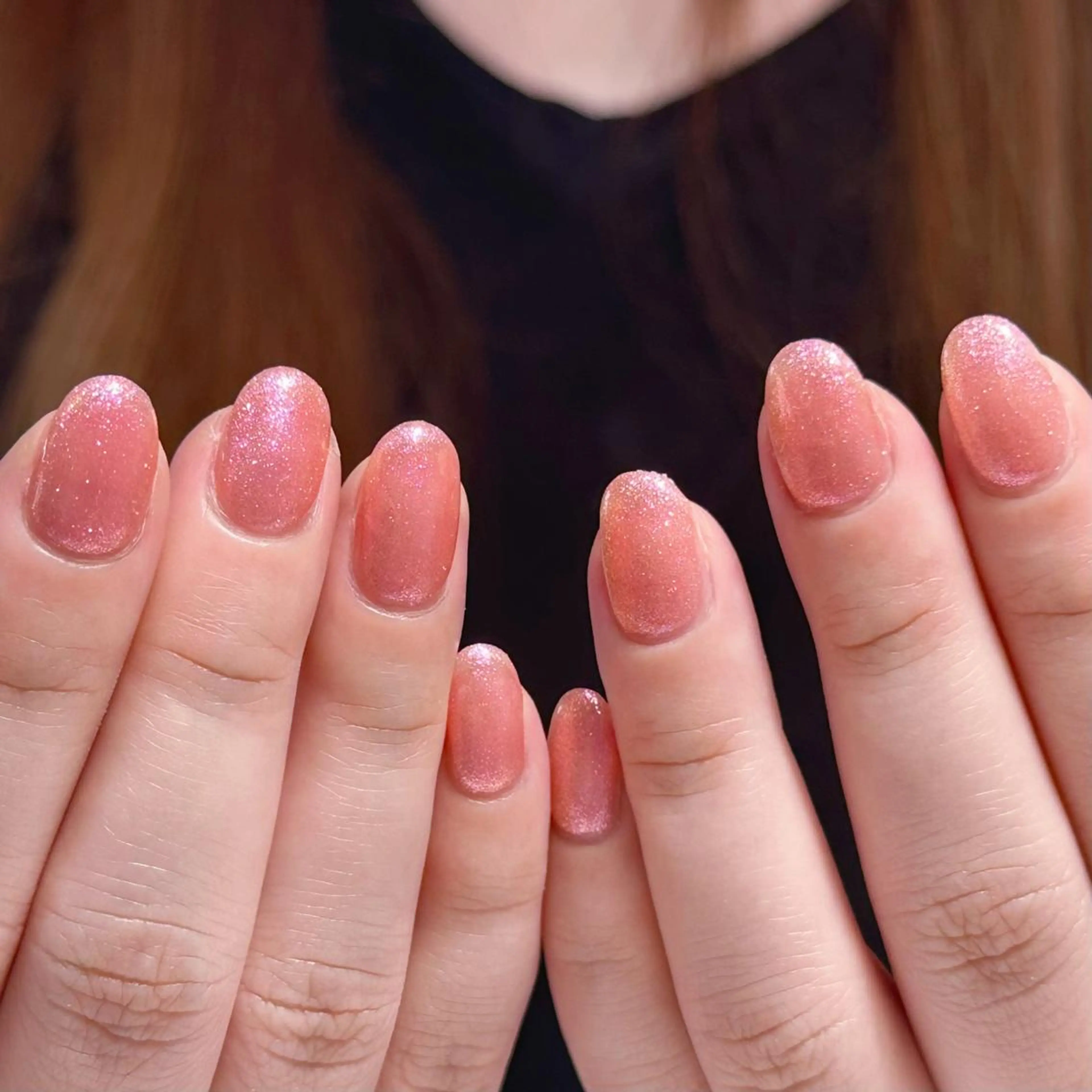 ネイル アートネイル オーロラネイル ガーリー キラキラネイル マグネットネイル ハンドネイル YOYO 💅のネイルデザイン