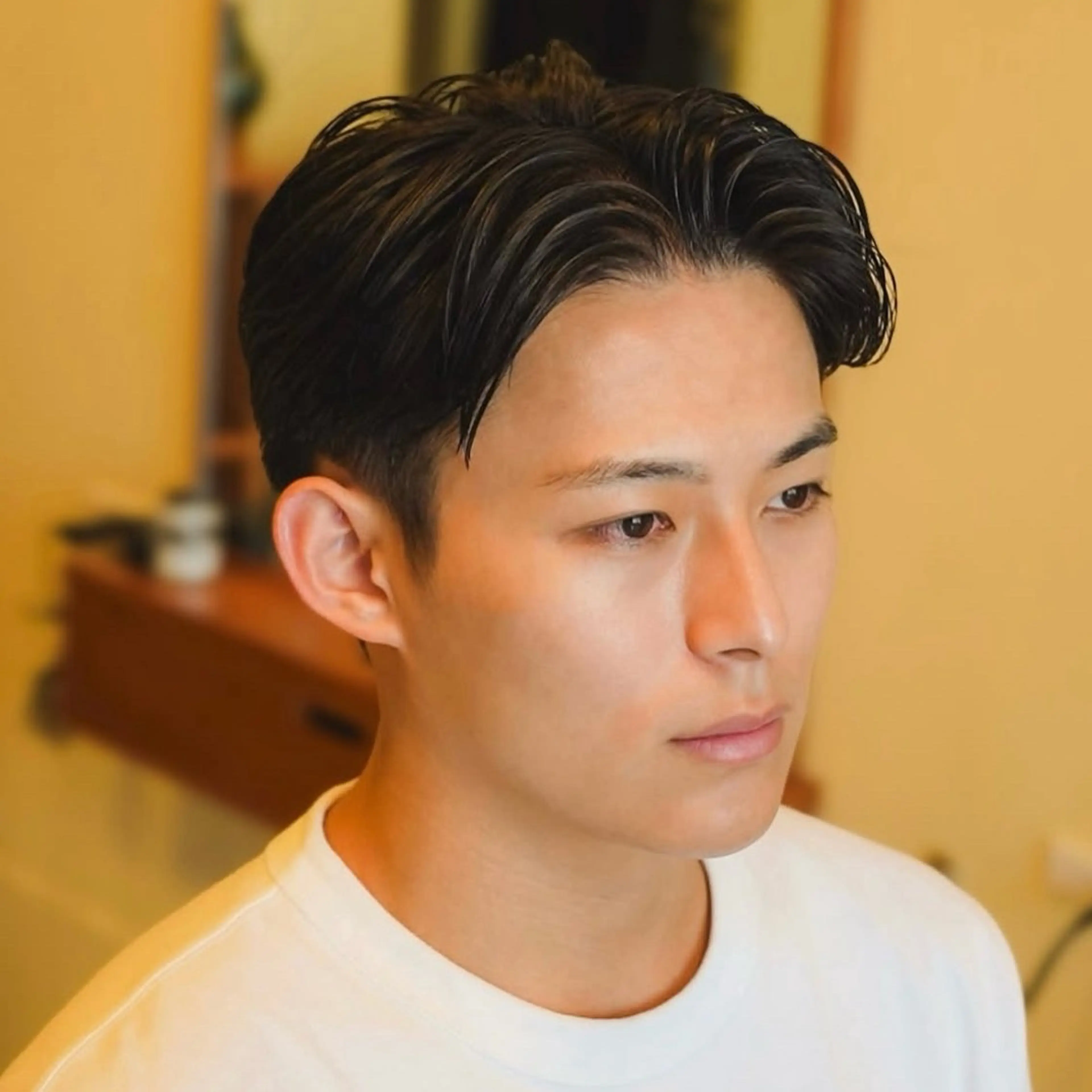 メンズカット＋ニュアンスワンカールパーマの写真