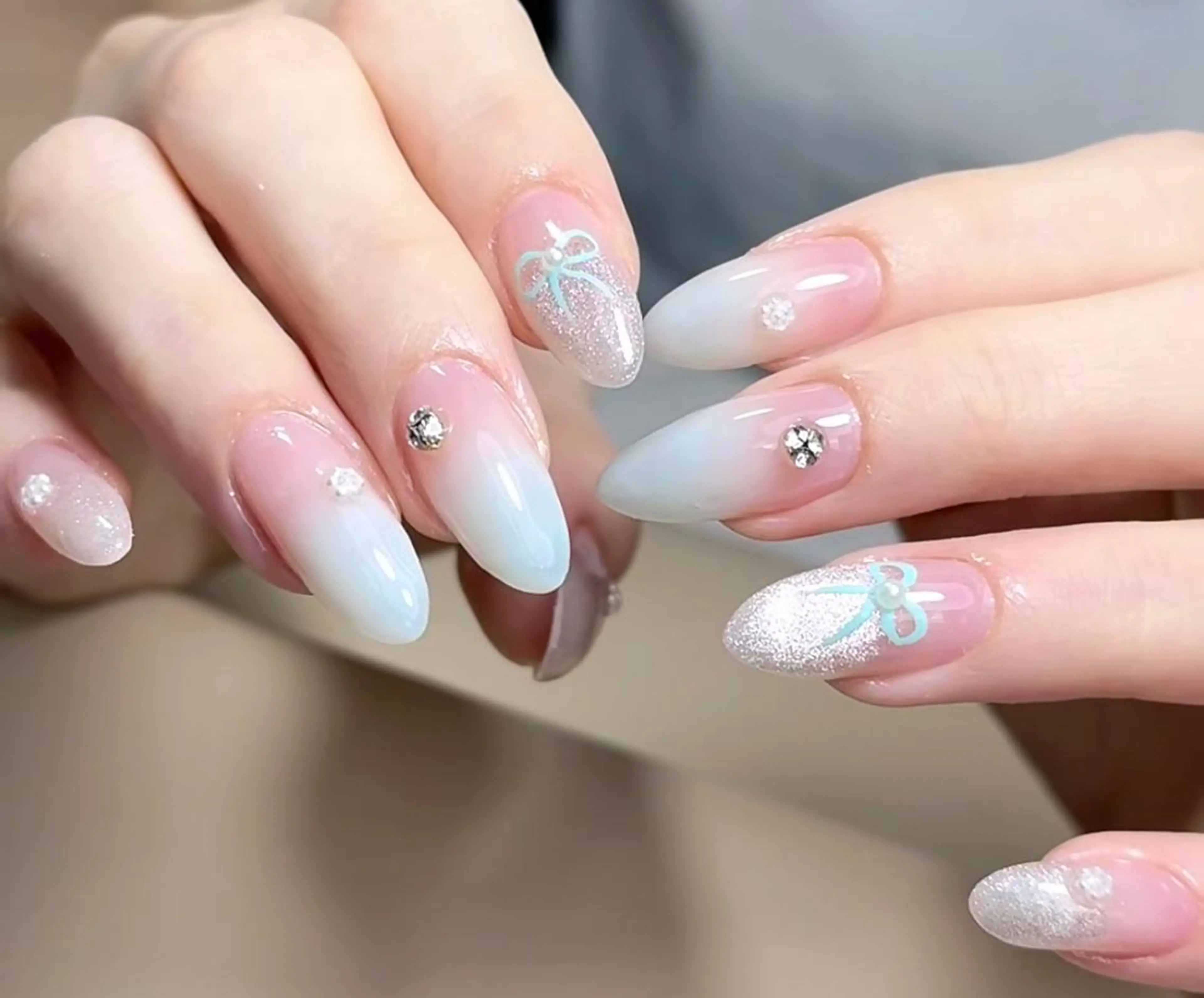 ネイル ハンドネイル By moonネイル 🌷ワンホン/韓国風のネイルデザイン