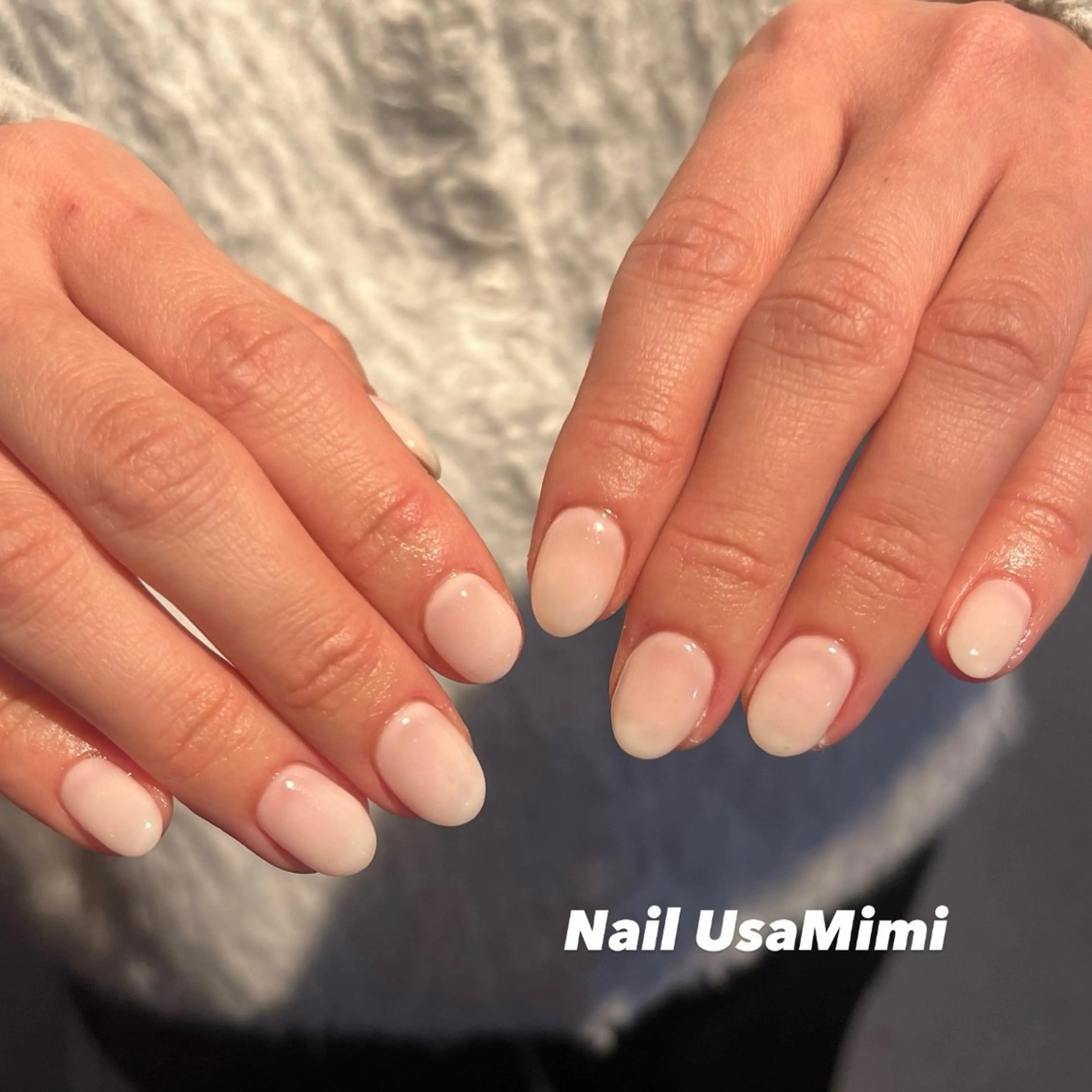 ネイル アートネイル ジェルネイル グラデーション 韓国ネイル ワンカラーネイル ハンドネイル 本町NailUsa Mimi RIKOのネイルデザイン