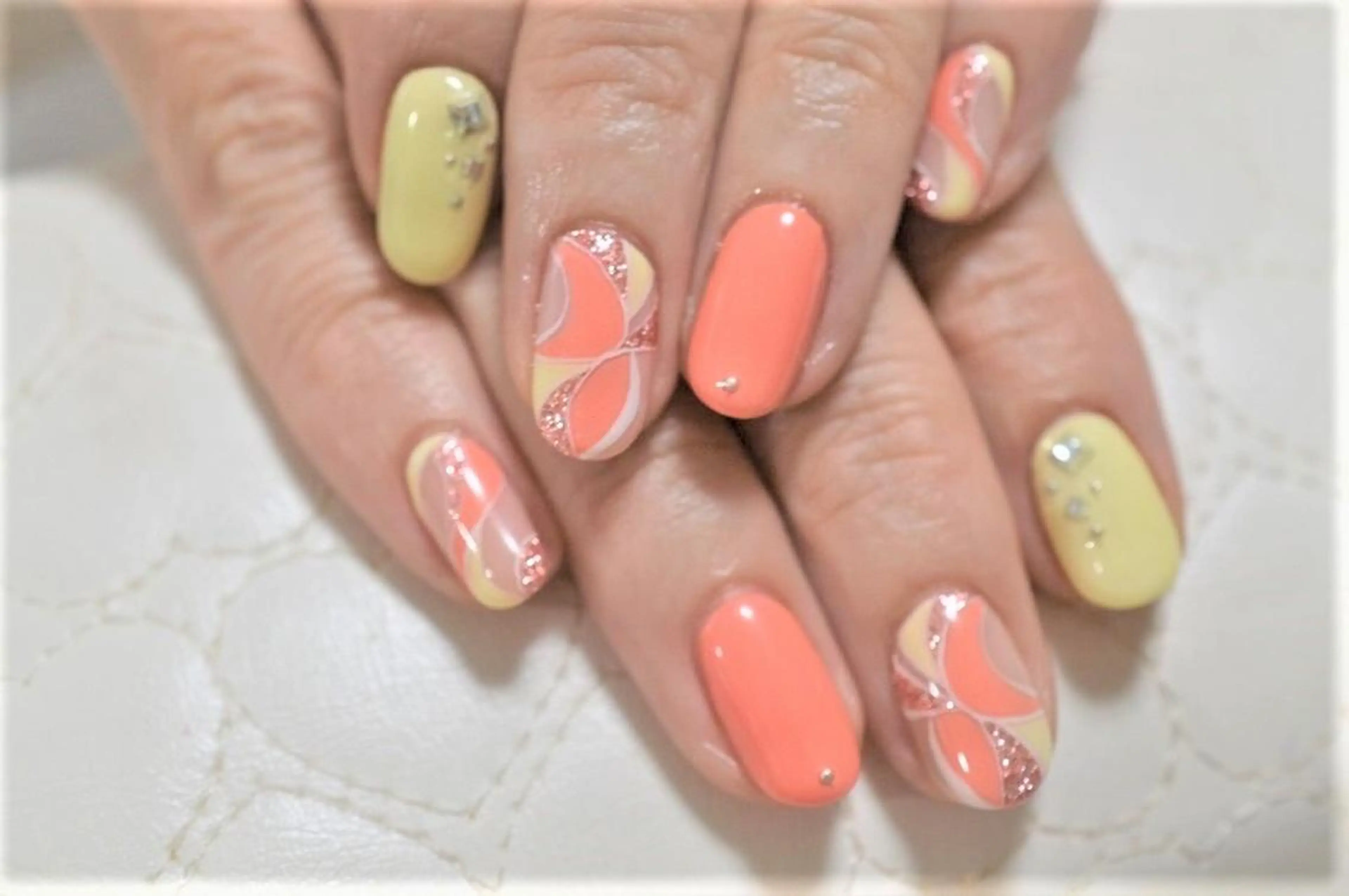 ネイル フットネイル ジェルネイル nail Haniel所属・半蔵門サロンハニエル 魅神 ちよのネイルデザイン