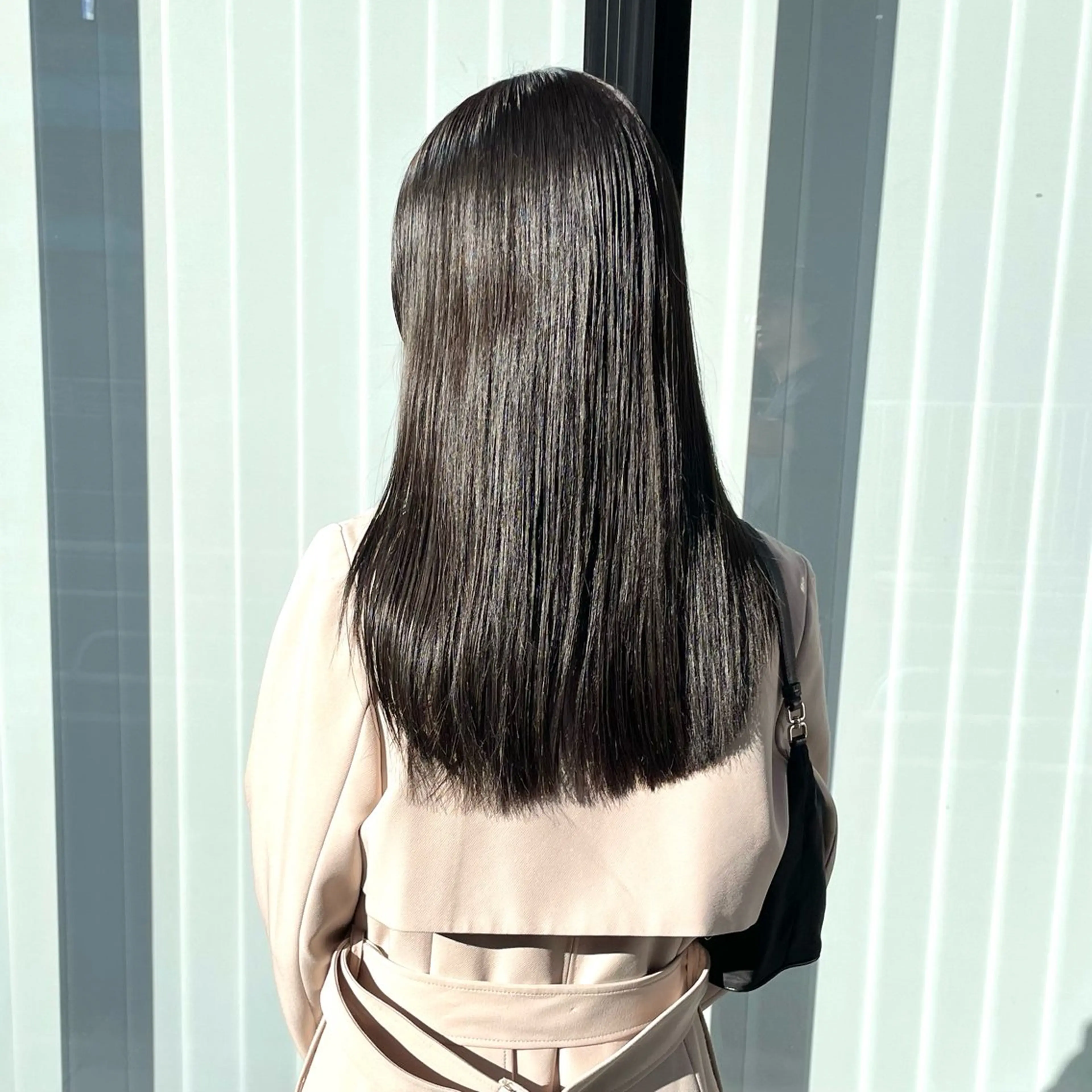 セミロング カラー ベージュカラー オリーブベージュ トリートメント 髪質改善水素TR× レイヤーカット/熊澤のヘアスタイル