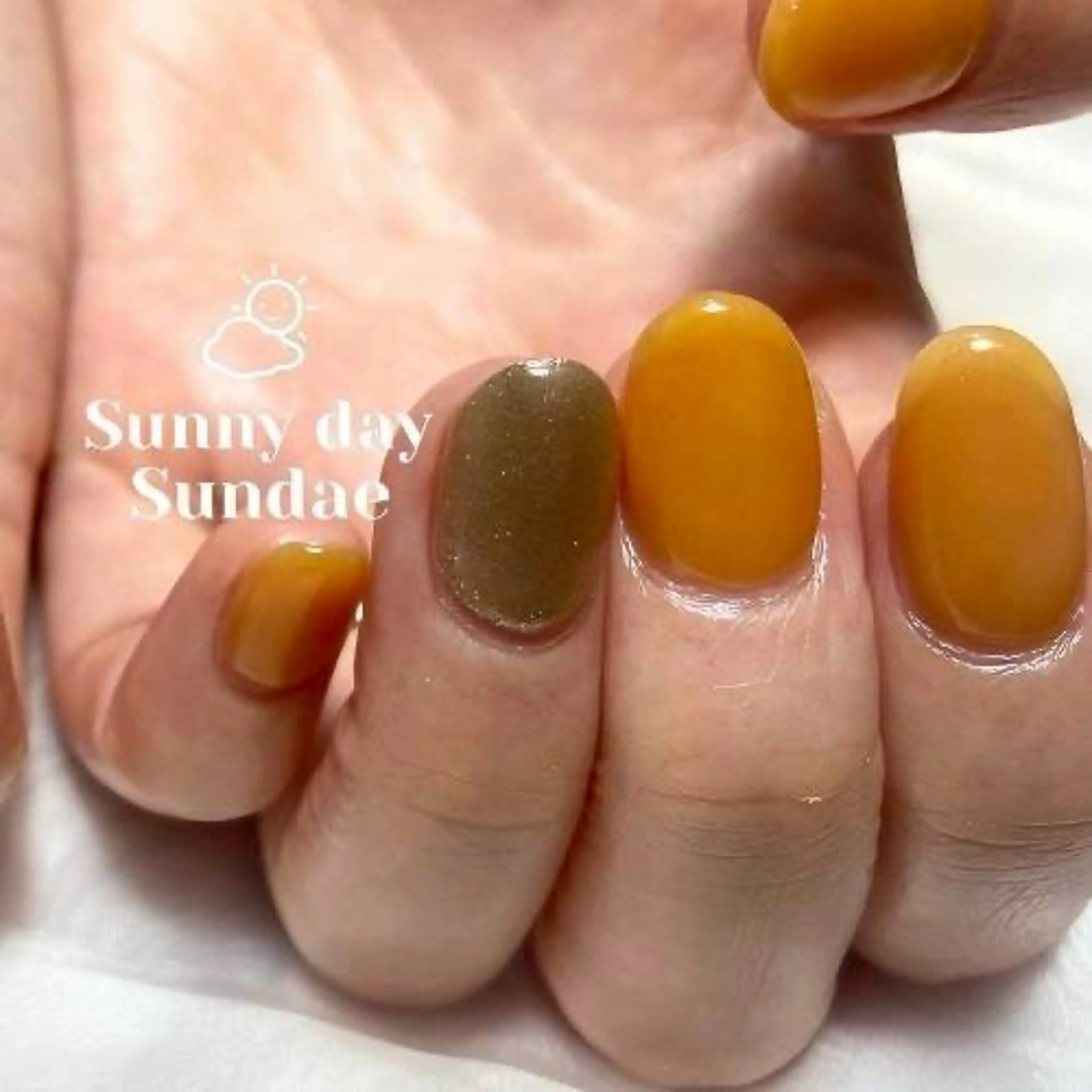 ネイル ジェルネイル ワンカラーネイル パラジェル ハンドネイル mako 🌷のネイルデザイン