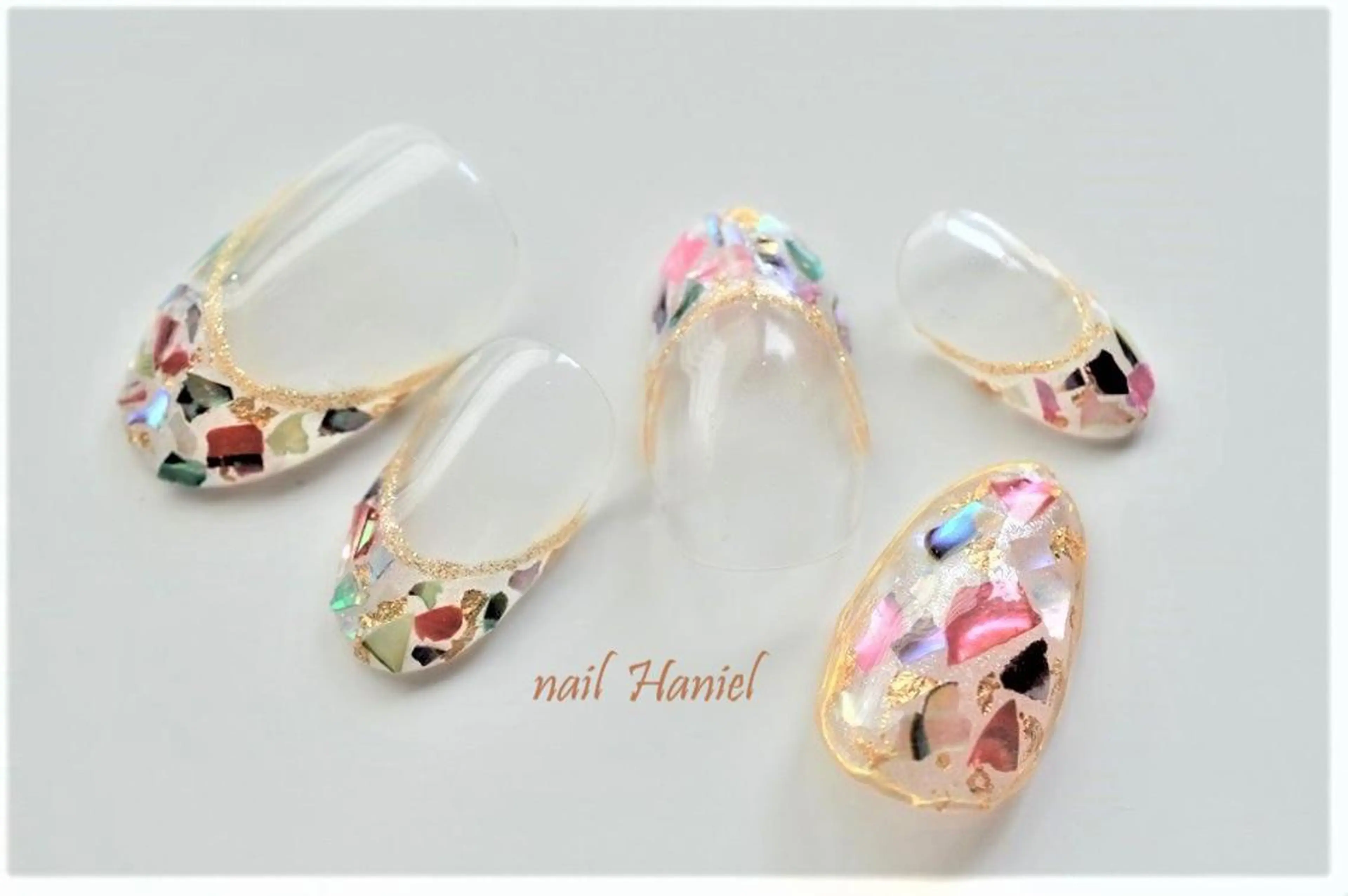 ネイル フットネイル ジェルネイル パラジェル nail Haniel所属・半蔵門サロンハニエル 魅神 ちよのネイルデザイン