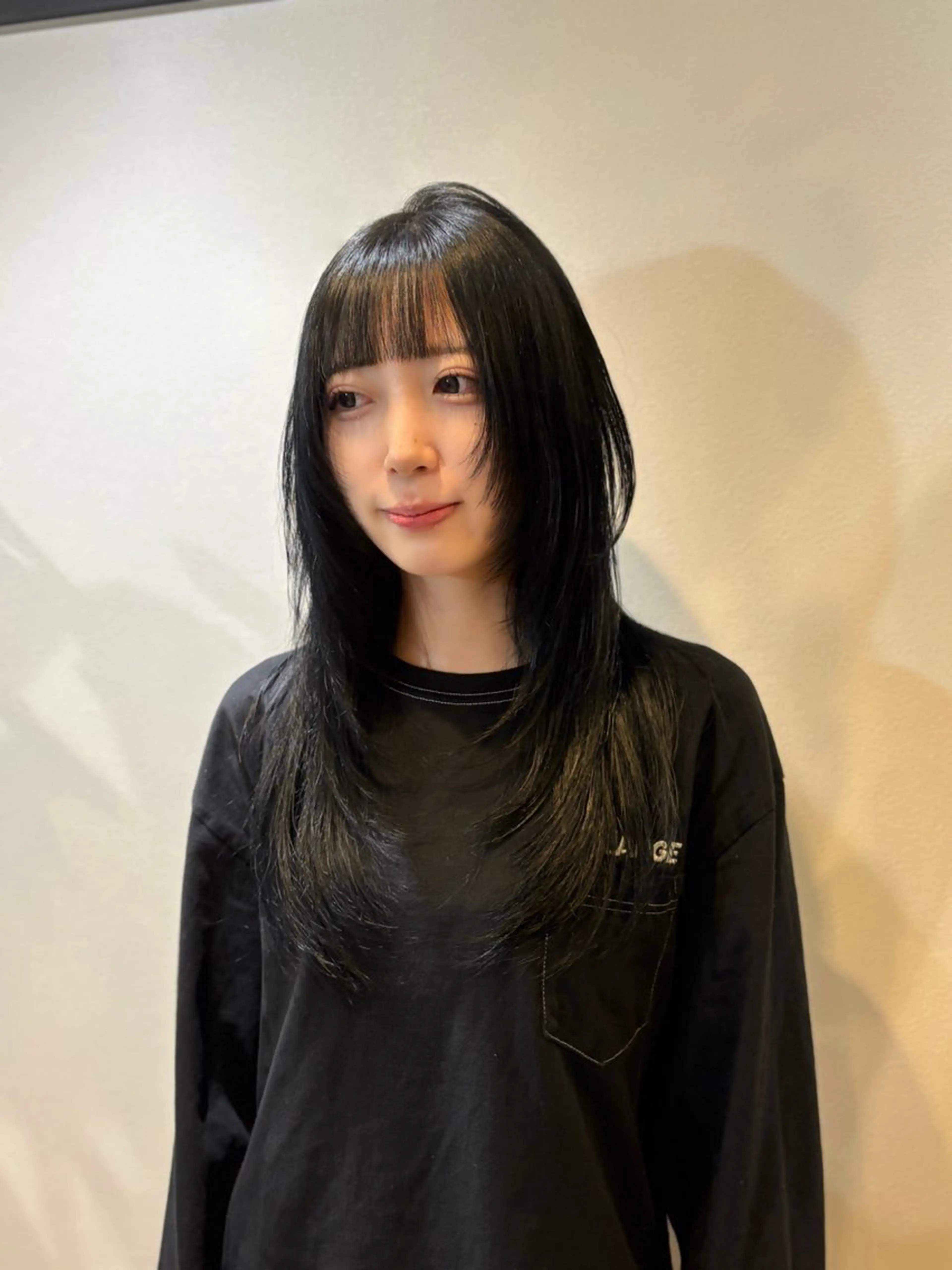 ロング ハッシュカット レイヤーカット カット ヘアカラー トリートメント ショート/レイヤー/ ボブ/安本和史のヘアスタイル