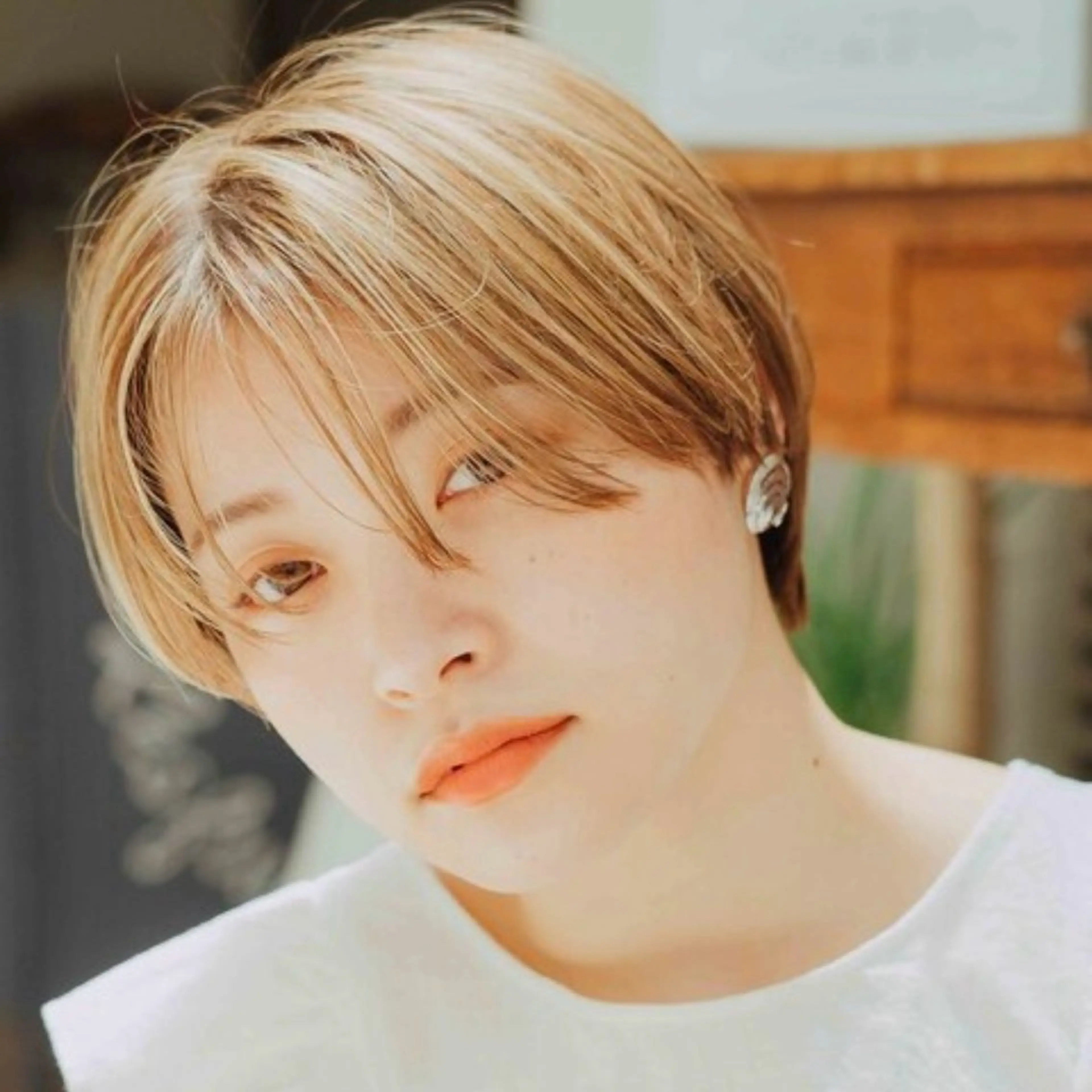 ショート カラー 似合わせショート/ ハイライト/我如古のヘアスタイル