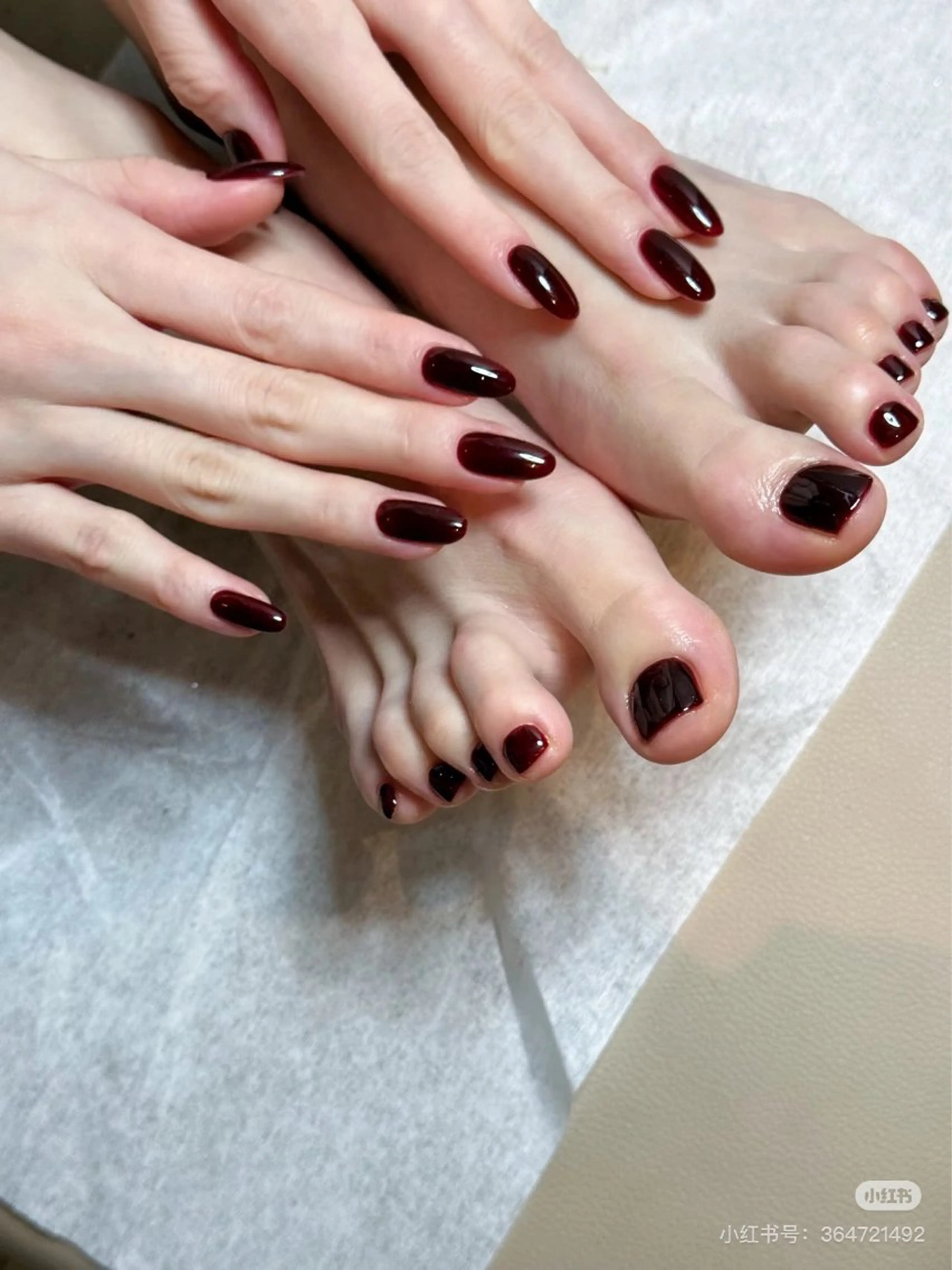 ハンド&フットセットワンカラーコースの写真
