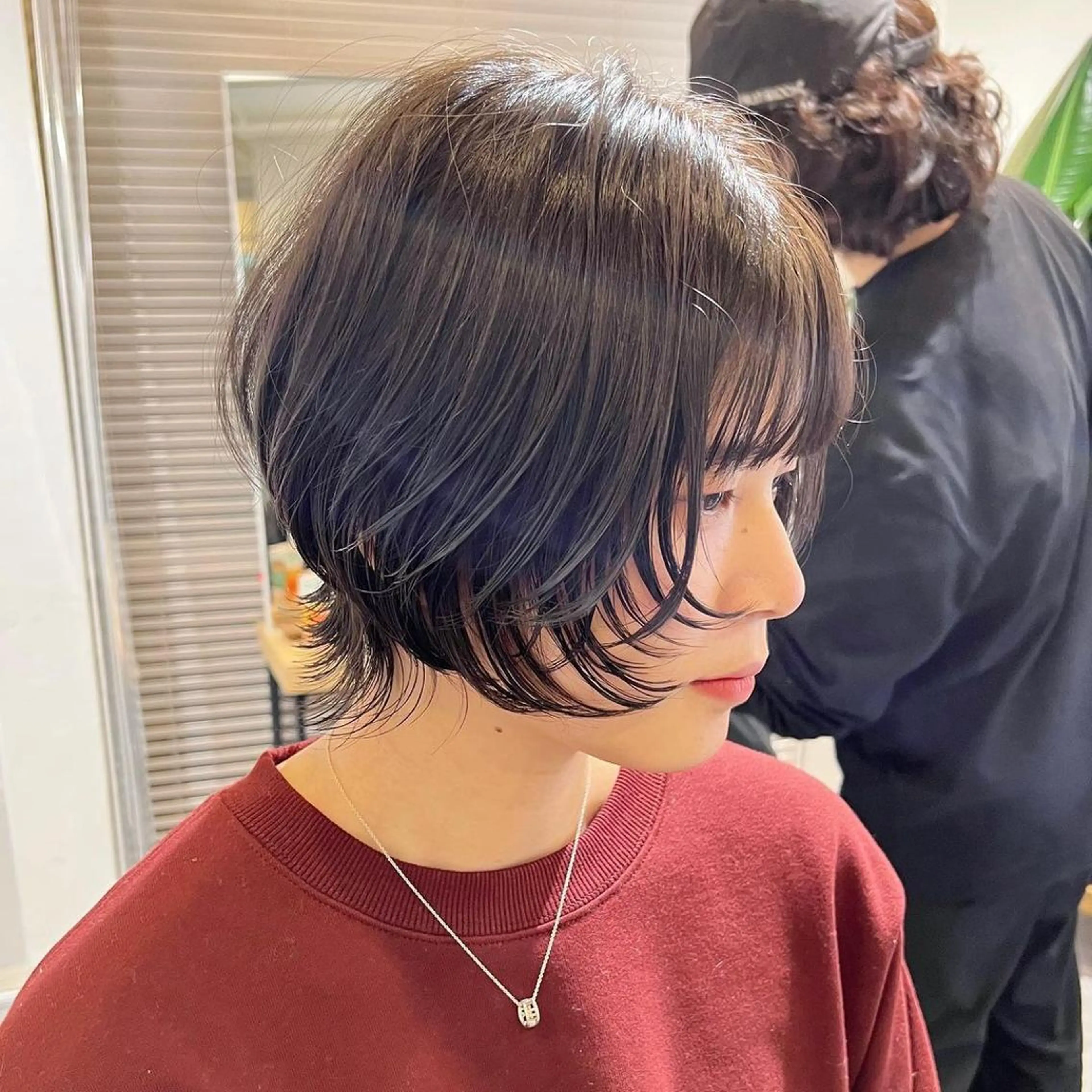 ショート カラー ブリーチ、髪質改善 Noe心斎橋店のヘアスタイル