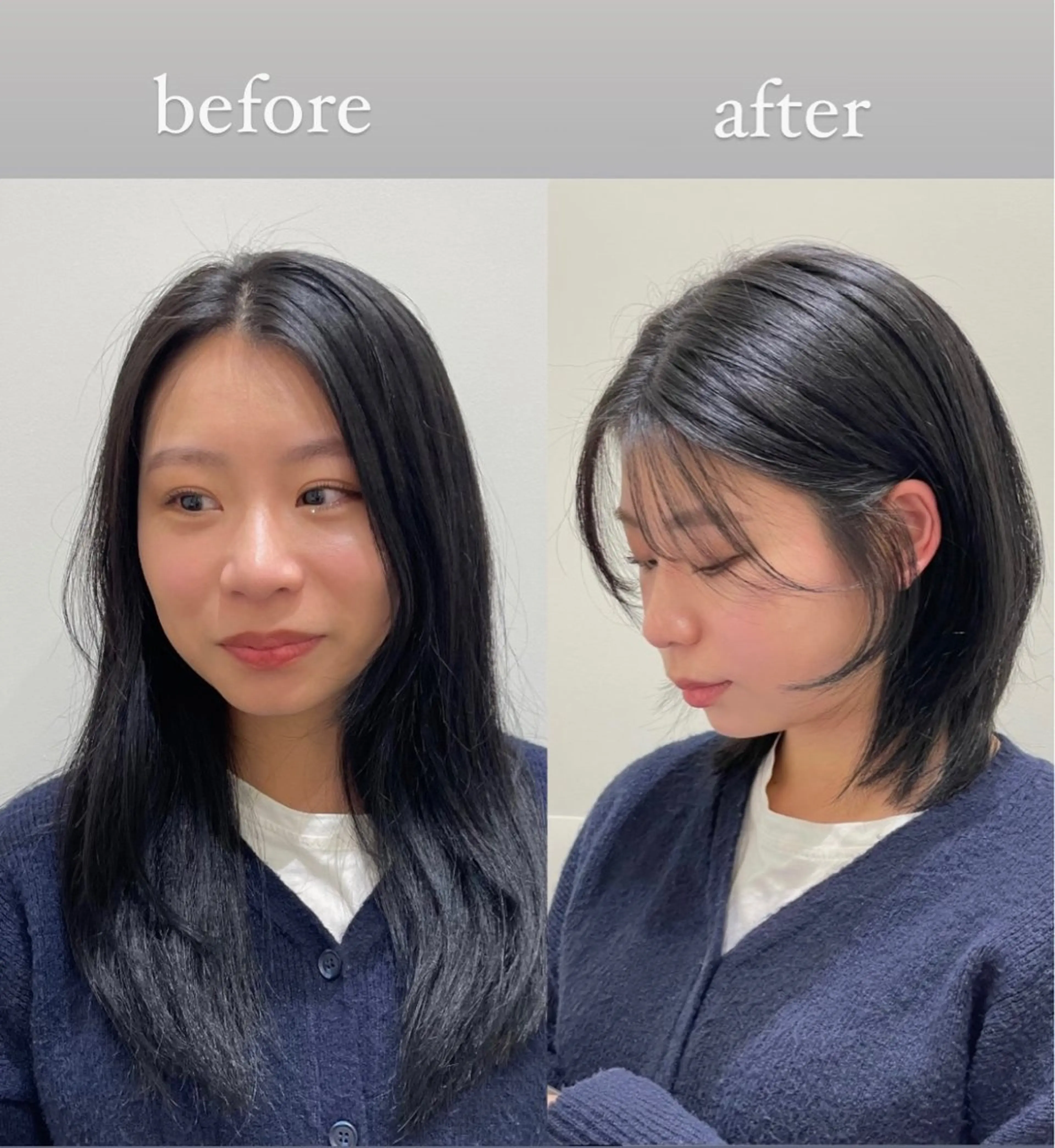 ショート ハッシュカット 韓国風ヘア カット ❤︎︎韓国ヘア❤︎︎ 𝑺𝒉𝒊𝒉𝒐のヘアスタイル