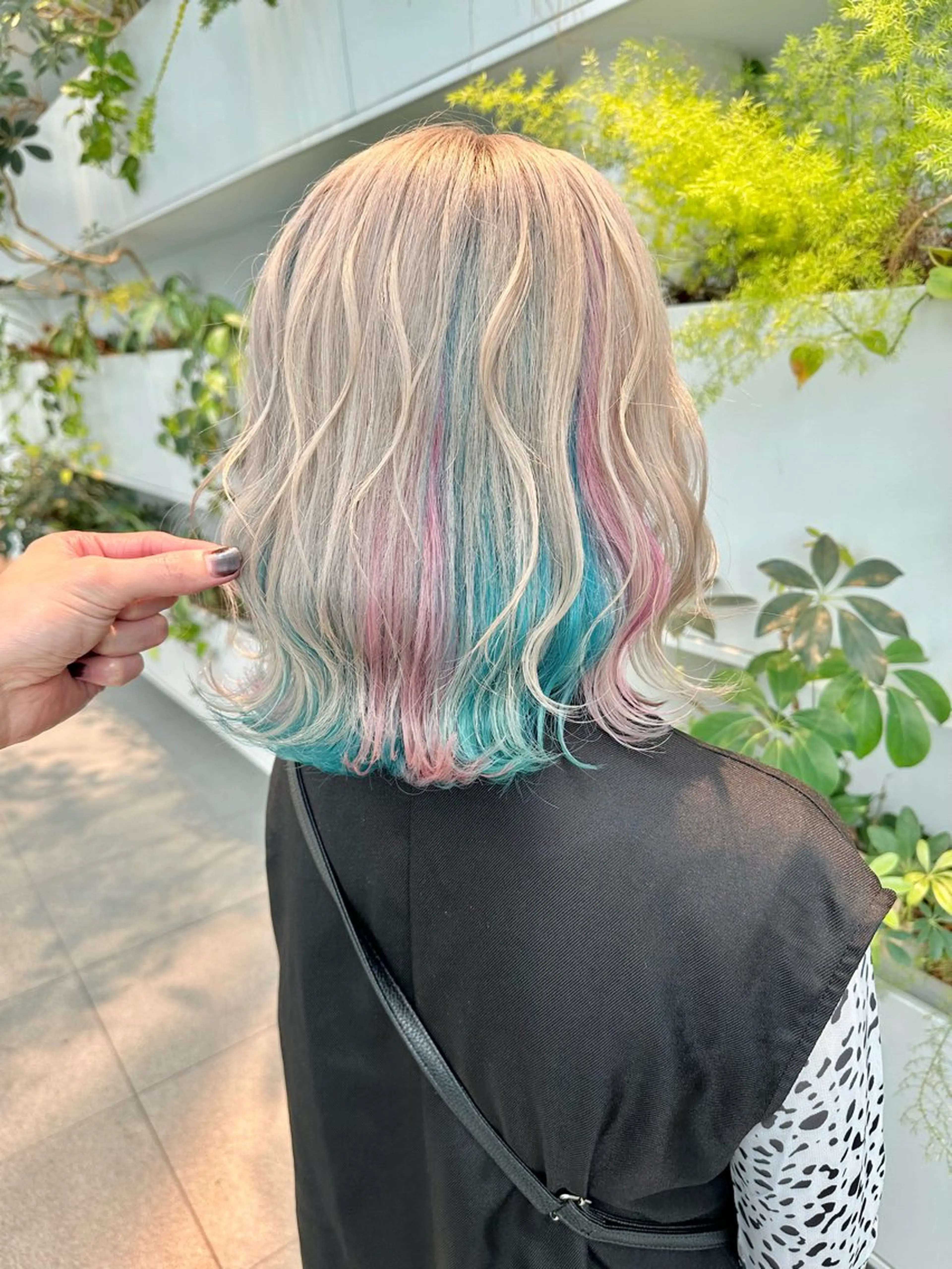 ミディアム ヘアカラー トリートメント 完全個室サロン💐 代表取締役💐梶谷のヘアスタイル