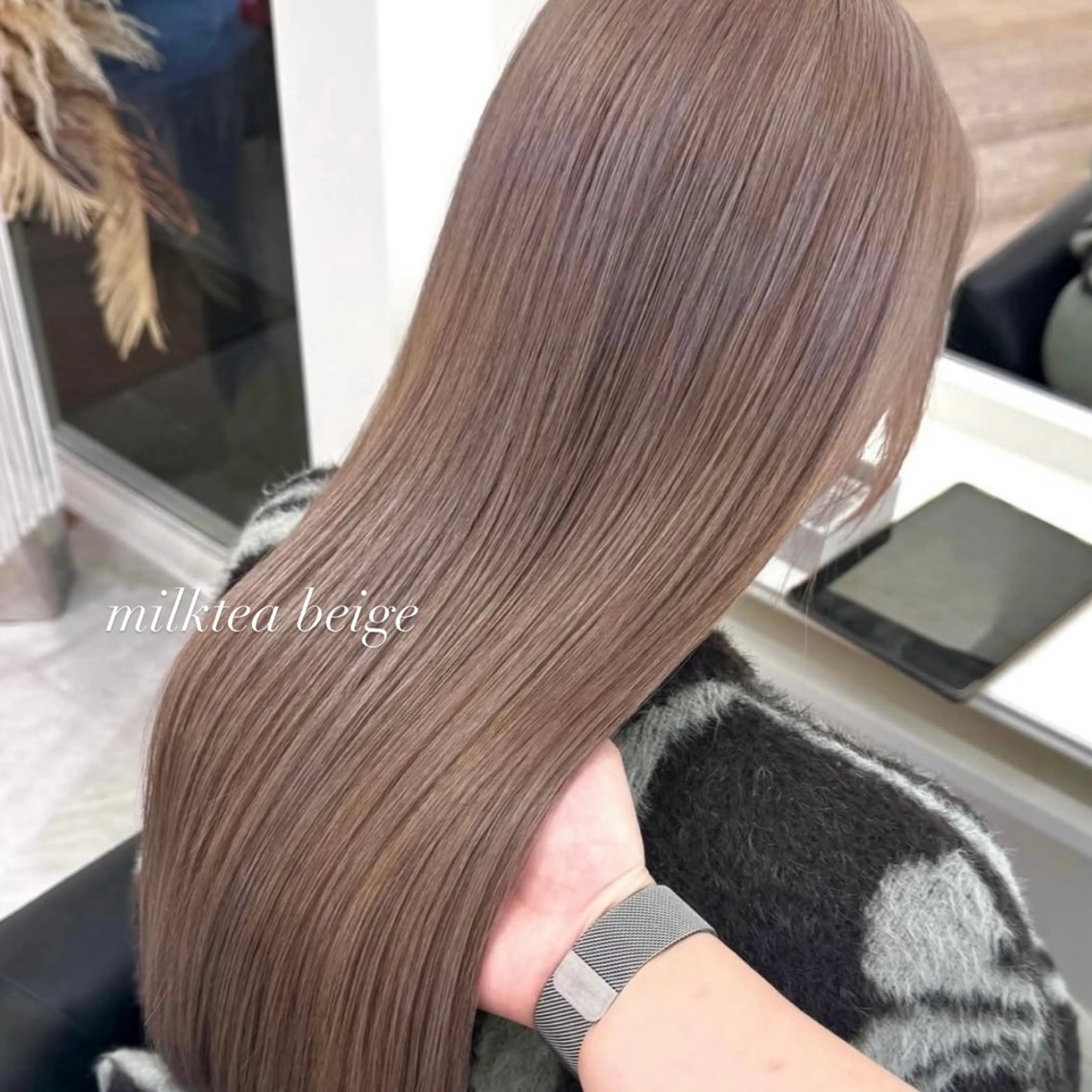 ロング カラー カット ヘアカラー ParveMix🎀 稲垣詞葉のヘアスタイル