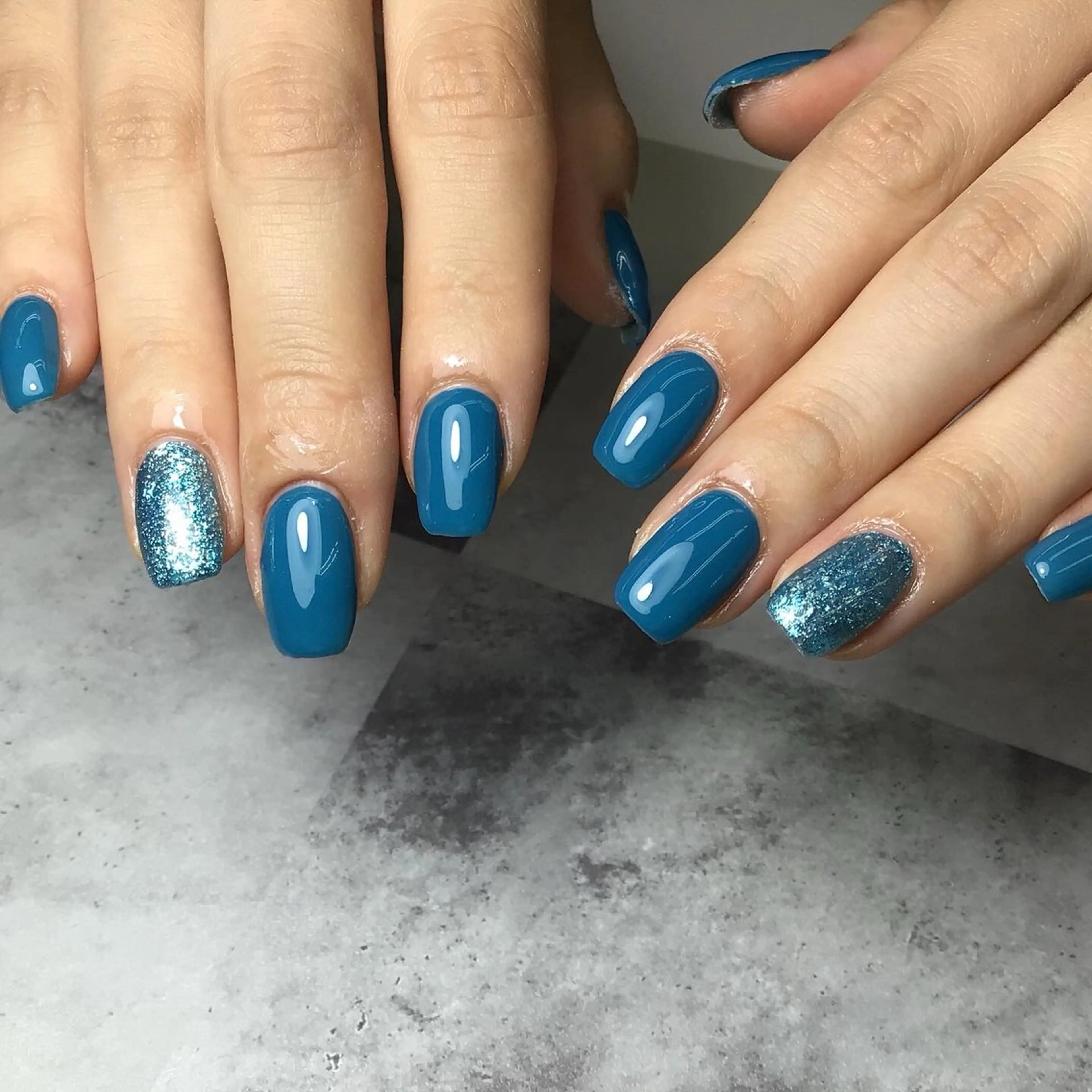 ネイル 長さ出し ジェルネイル マグネットネイル 持ち込み ワンカラーネイル Nail Day 四条烏丸店のネイルデザイン