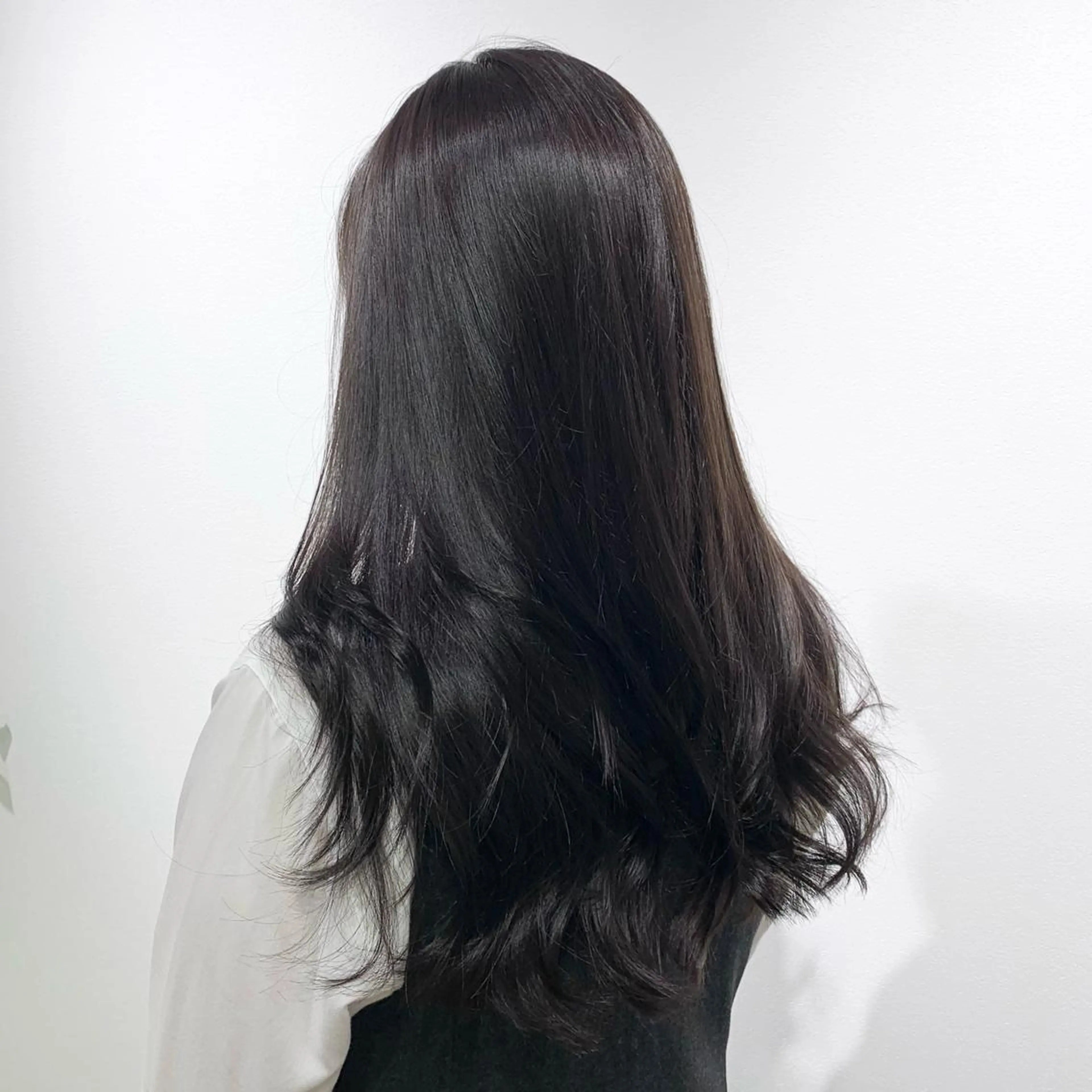ロング カラー ヘアアレンジ キヨミ 韓国レイヤーカットのヘアスタイル