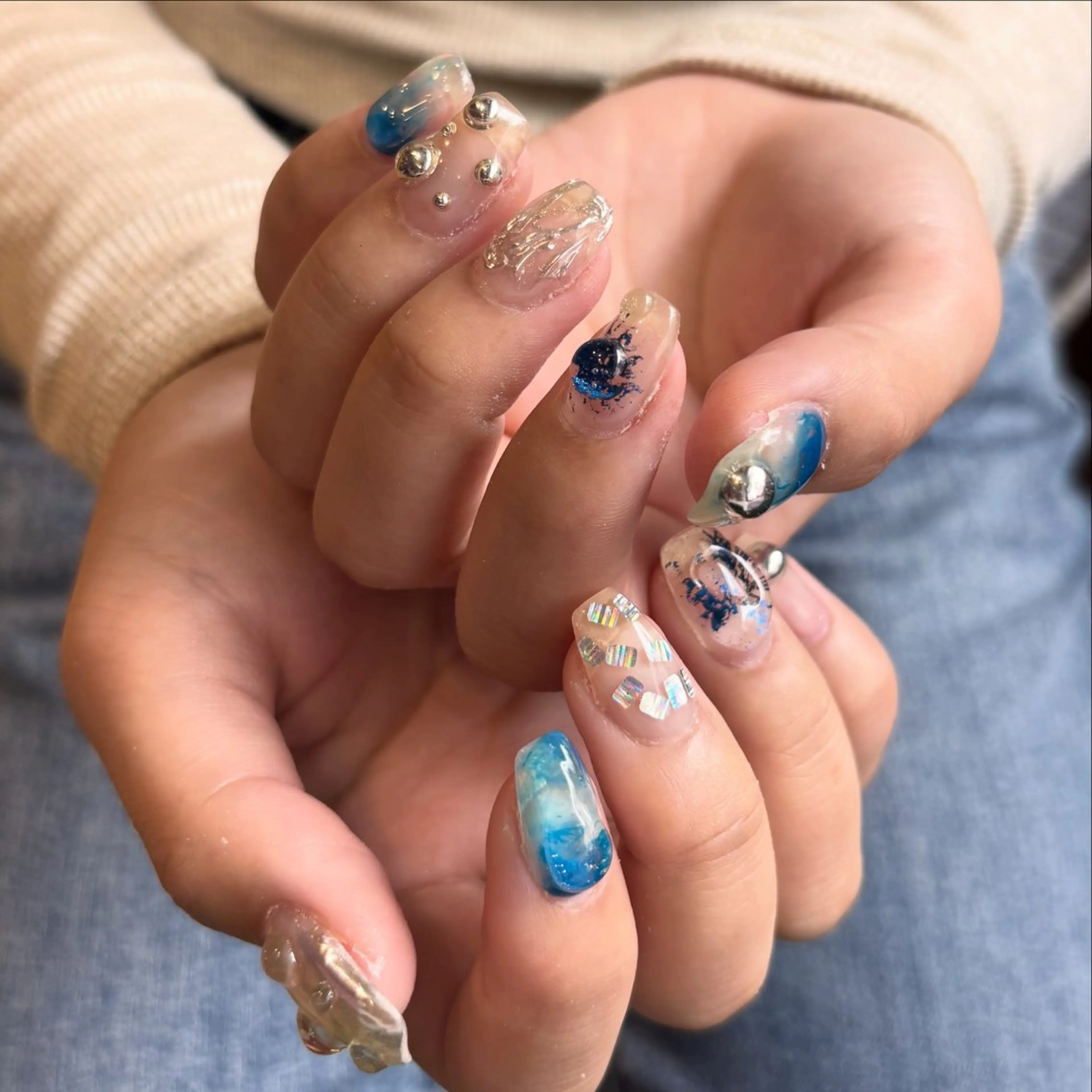 ネイル ハンドネイル フットネイル 堤 ノアのネイルデザイン