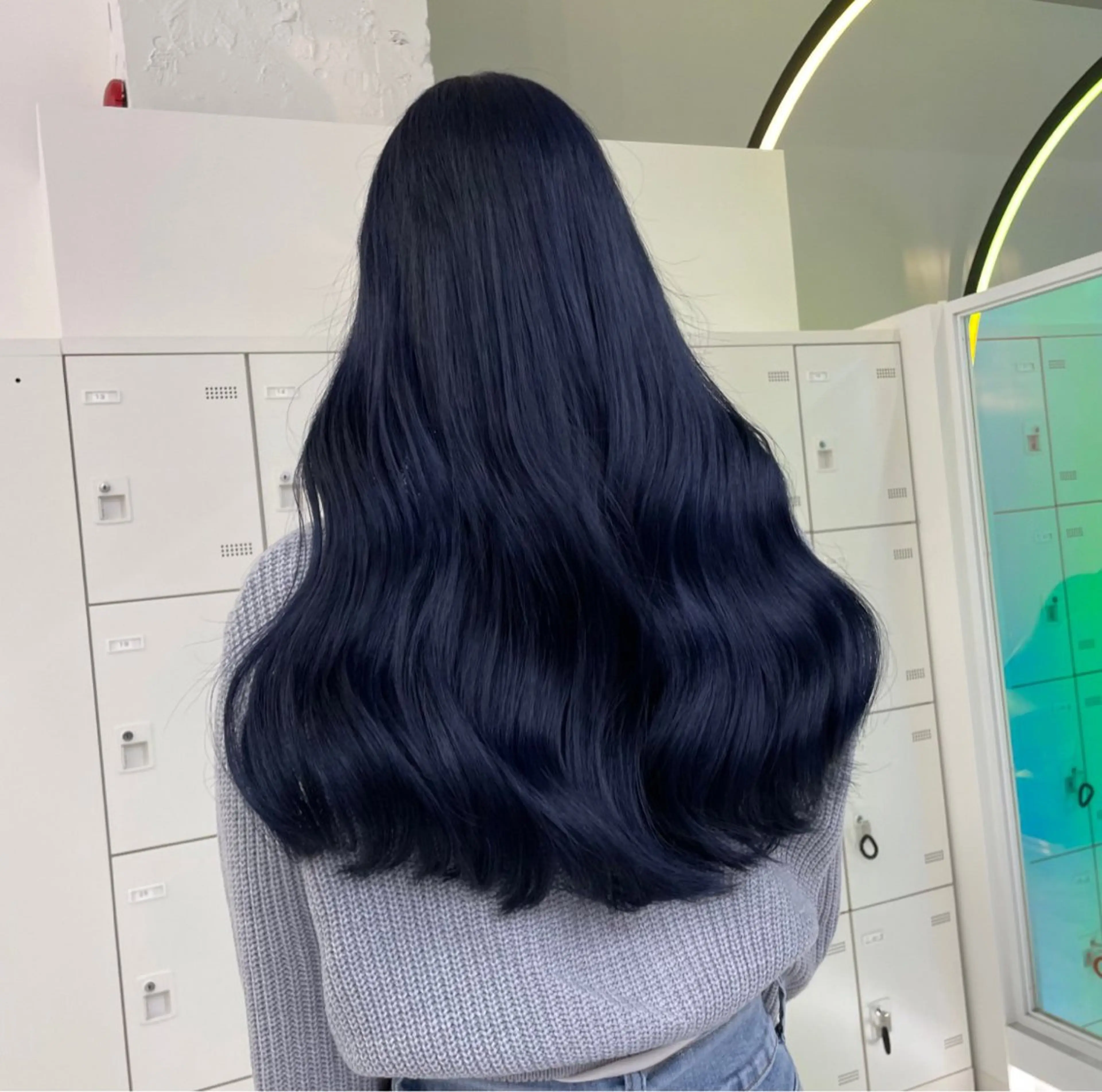 ロング カラー ヘアアレンジ 上品な透明感カラー 寒色＆暖色ヘア💗のヘアスタイル