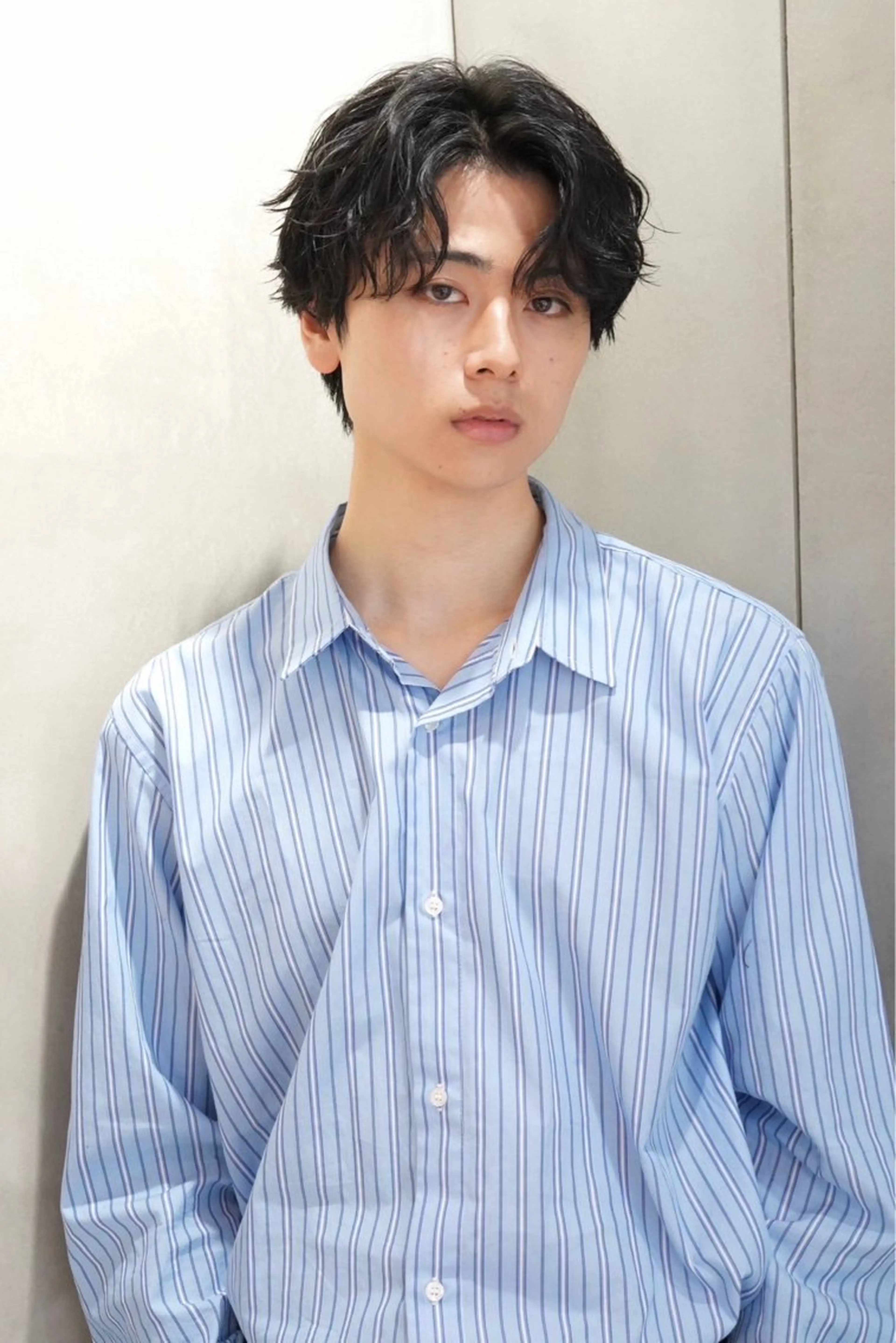 ミディアム パーマ メンズ fifth 渡部竜馬のヘアスタイル