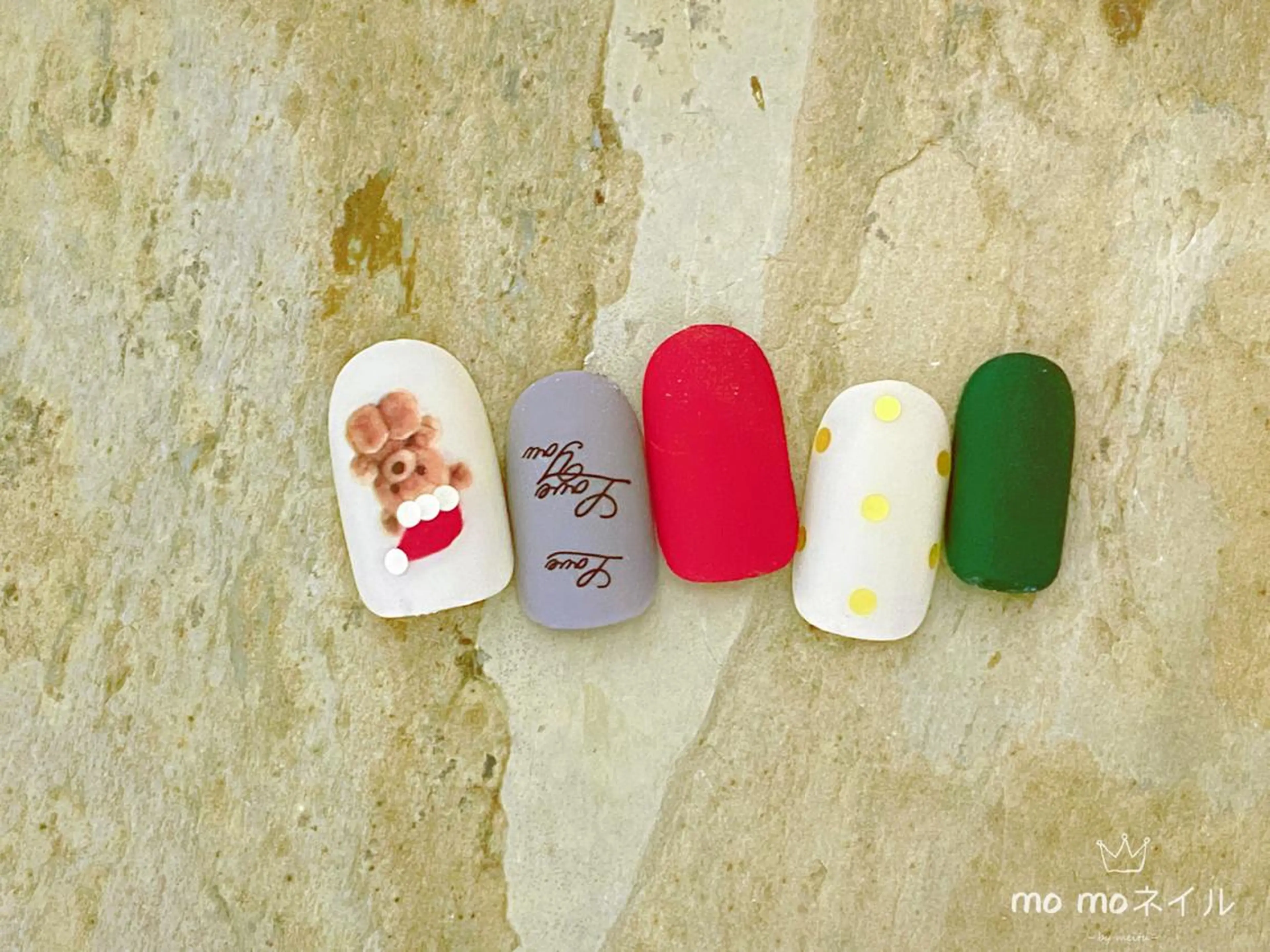 ネイル 冬ネイル クリスマス MOMO nailのネイルデザイン
