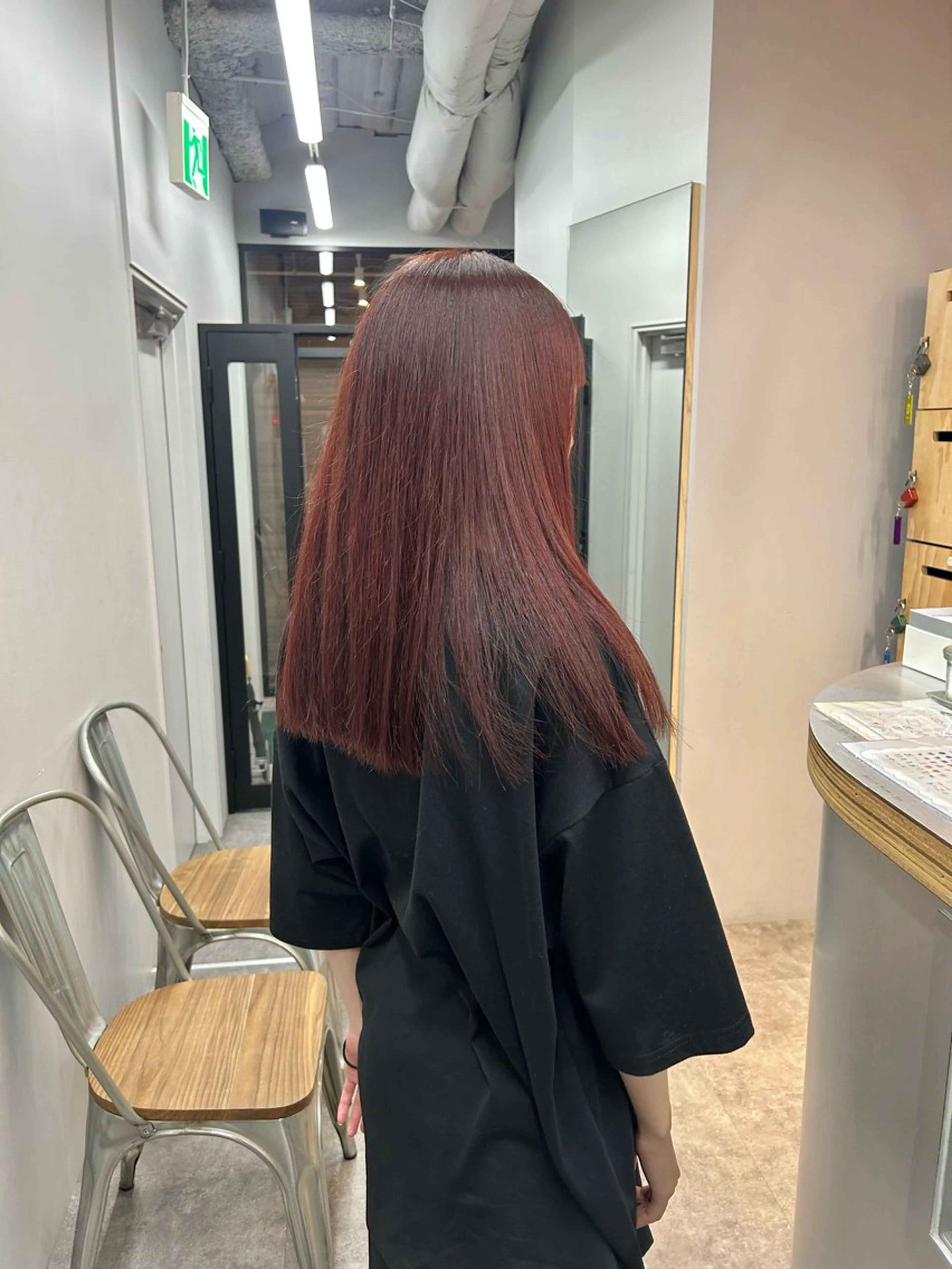 ロング 美髪縮毛矯正/ 髪質改善/岩田一駿のヘアスタイル