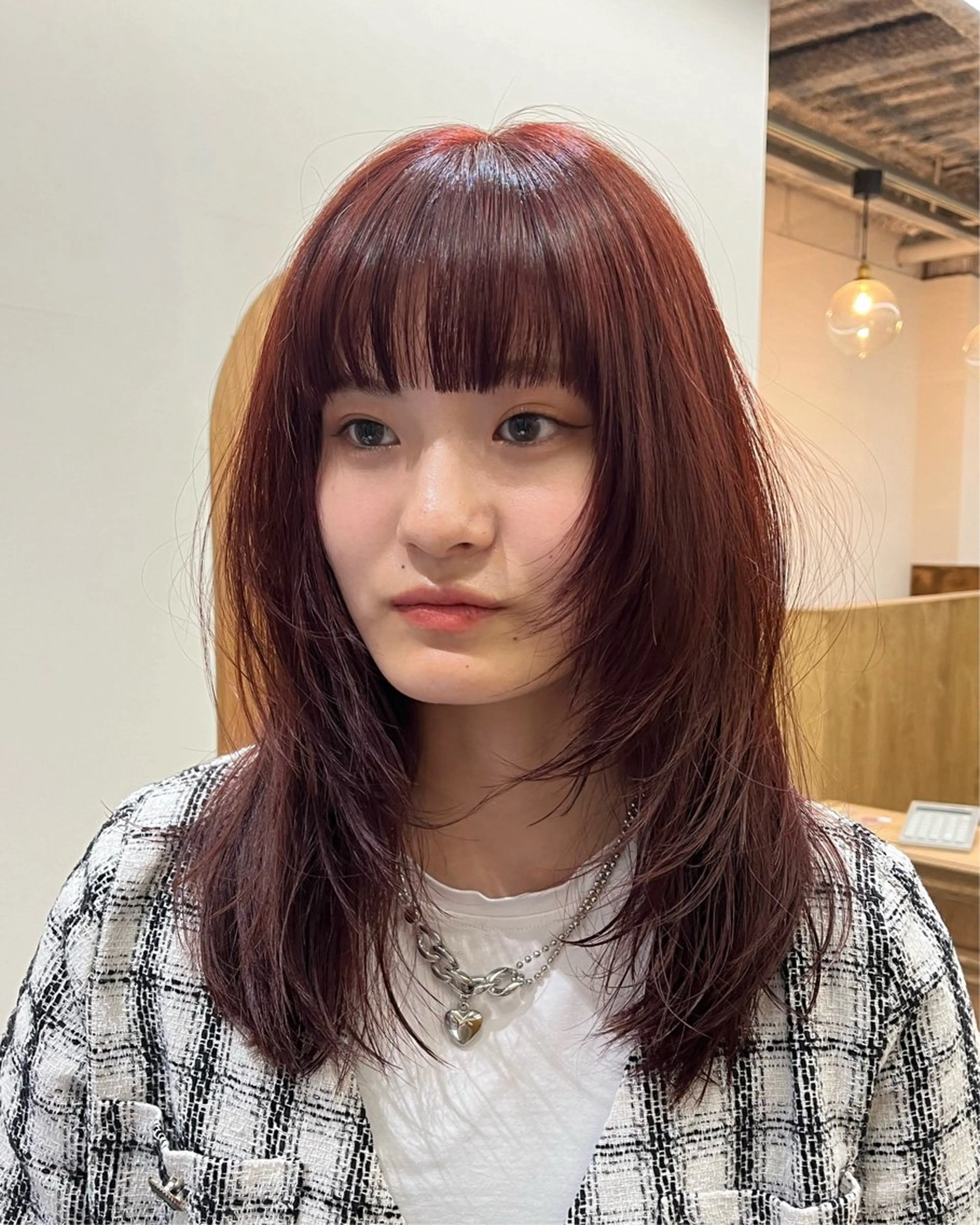 ロング カラー ブリーチ ブリーチなしカラー レイヤーカット miyu /レイヤー/ブリーチのヘアスタイル