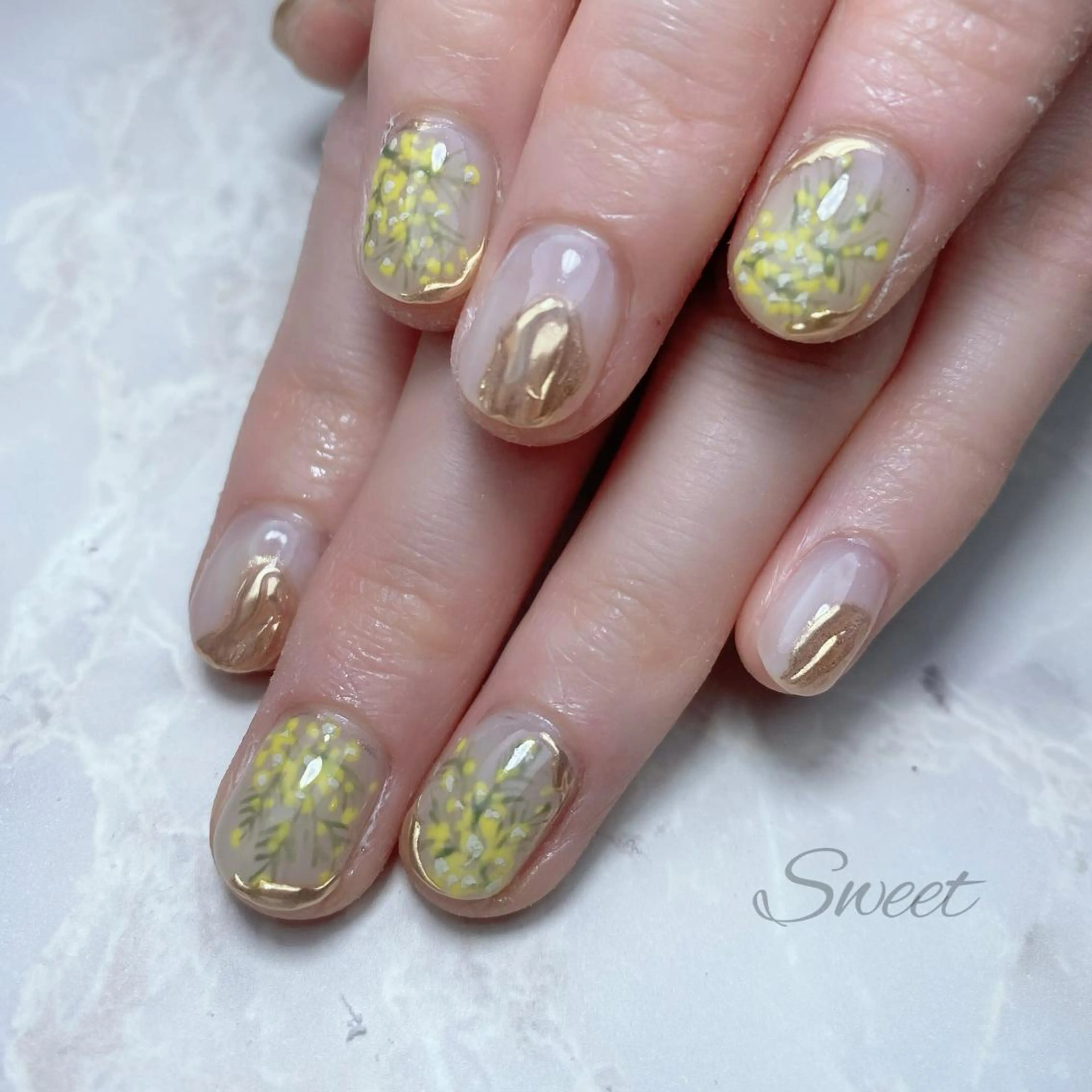 ネイル sweet 仲野陽子のネイルデザイン