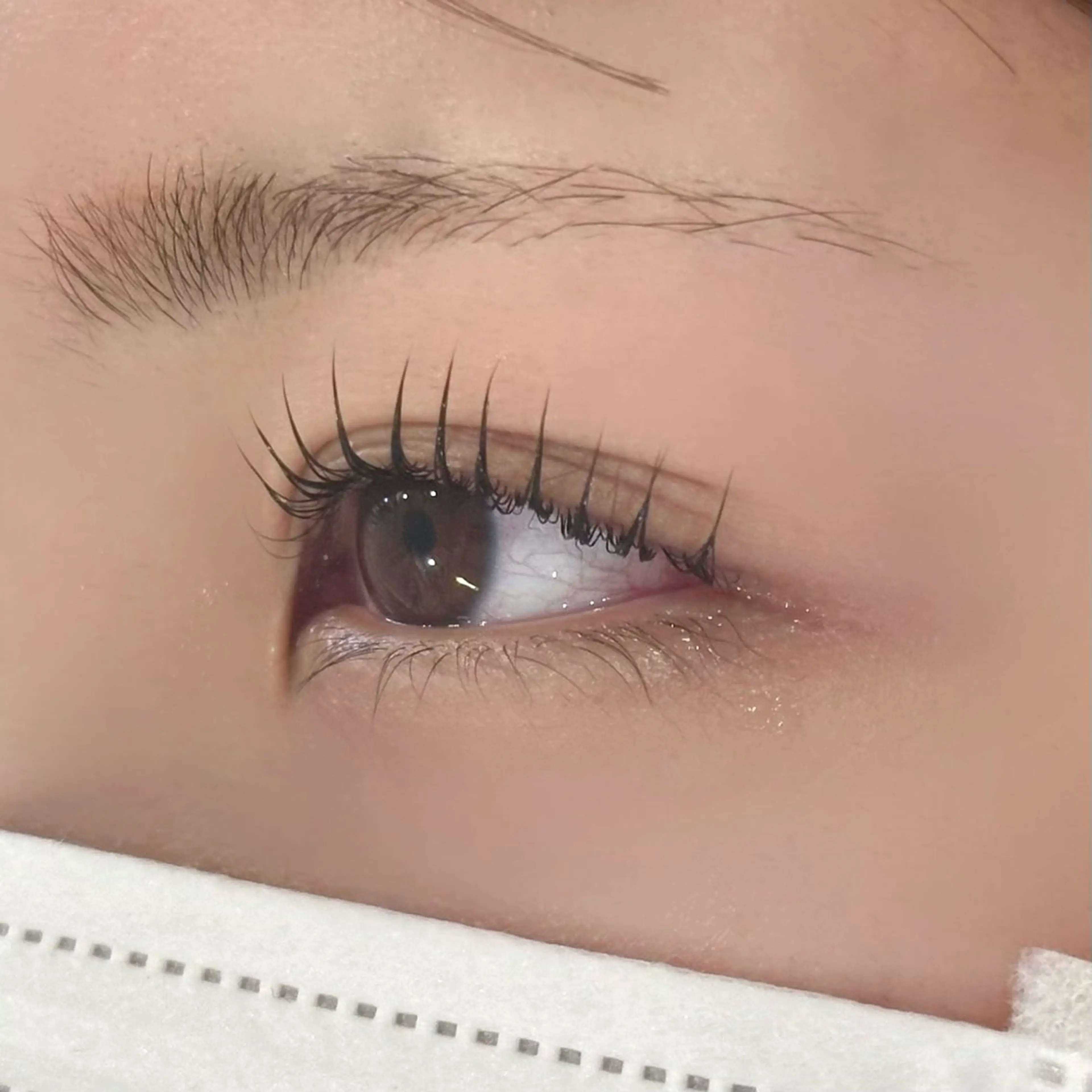 マツエク・マツパ Cカール Lカール パリジェンヌラッシュリフト 一重×まつ毛パーマ eyelash Zen　manakaのマツエク・マツパデザイン