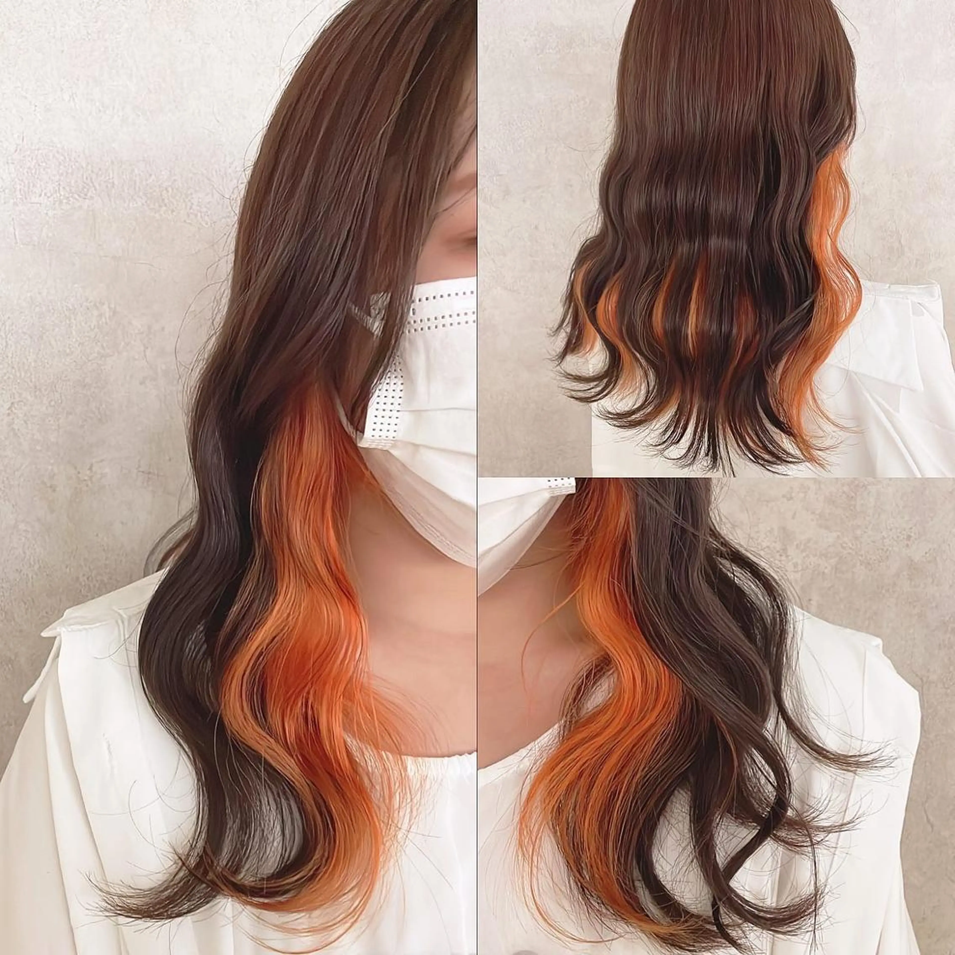 カラー ブリーチ ヘアカラー トリートメント 渋谷:インナーカラー ／🍒エリカ🍒のヘアスタイル