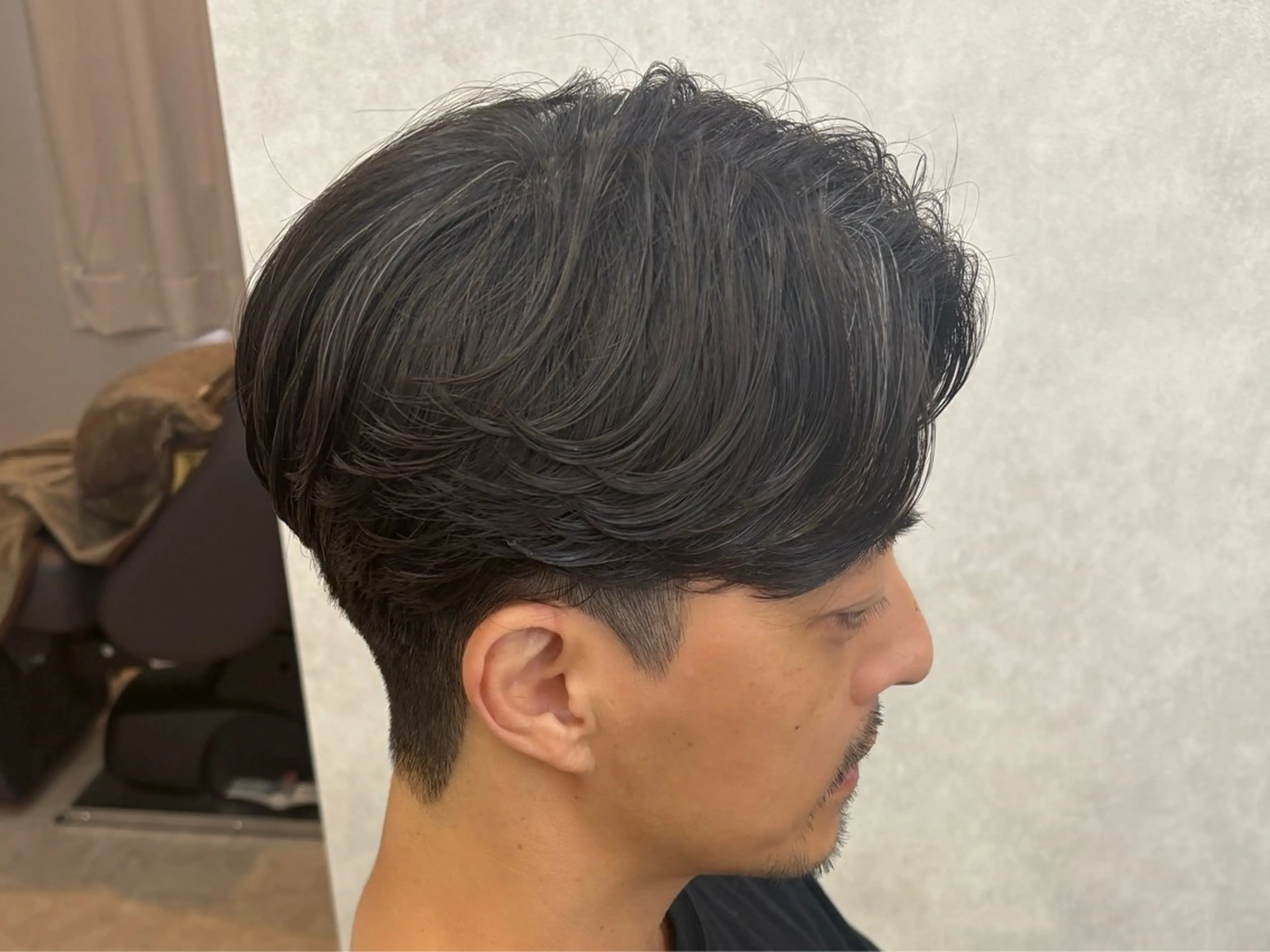 パーマ メンズ カット パーマ 🧸韓国ヘア/メンズ KURUMI‎‎🤍のヘアスタイル