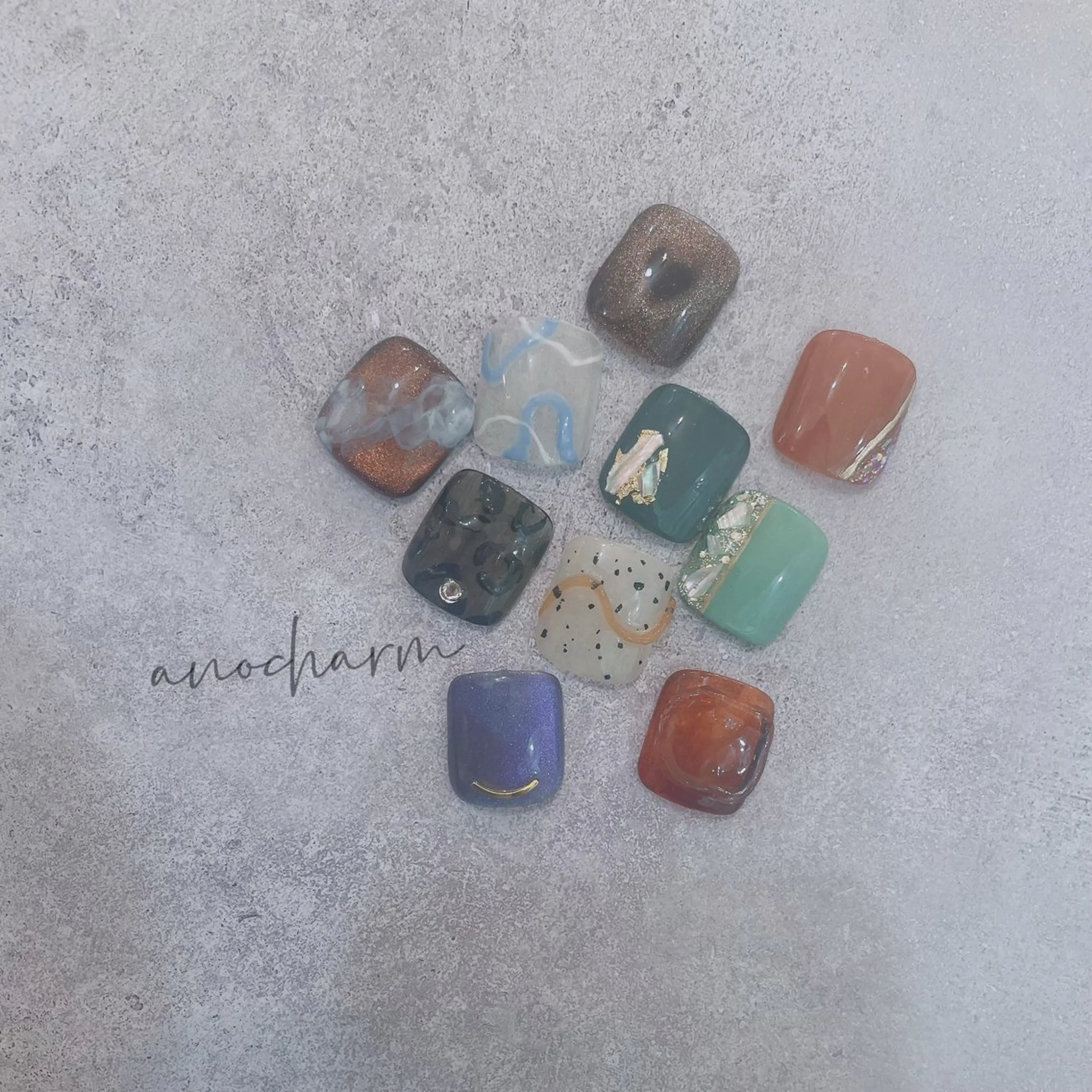 ネイル フットネイル anocharm by Royd.所属・anocharm _annaのマツエク・マツパデザイン