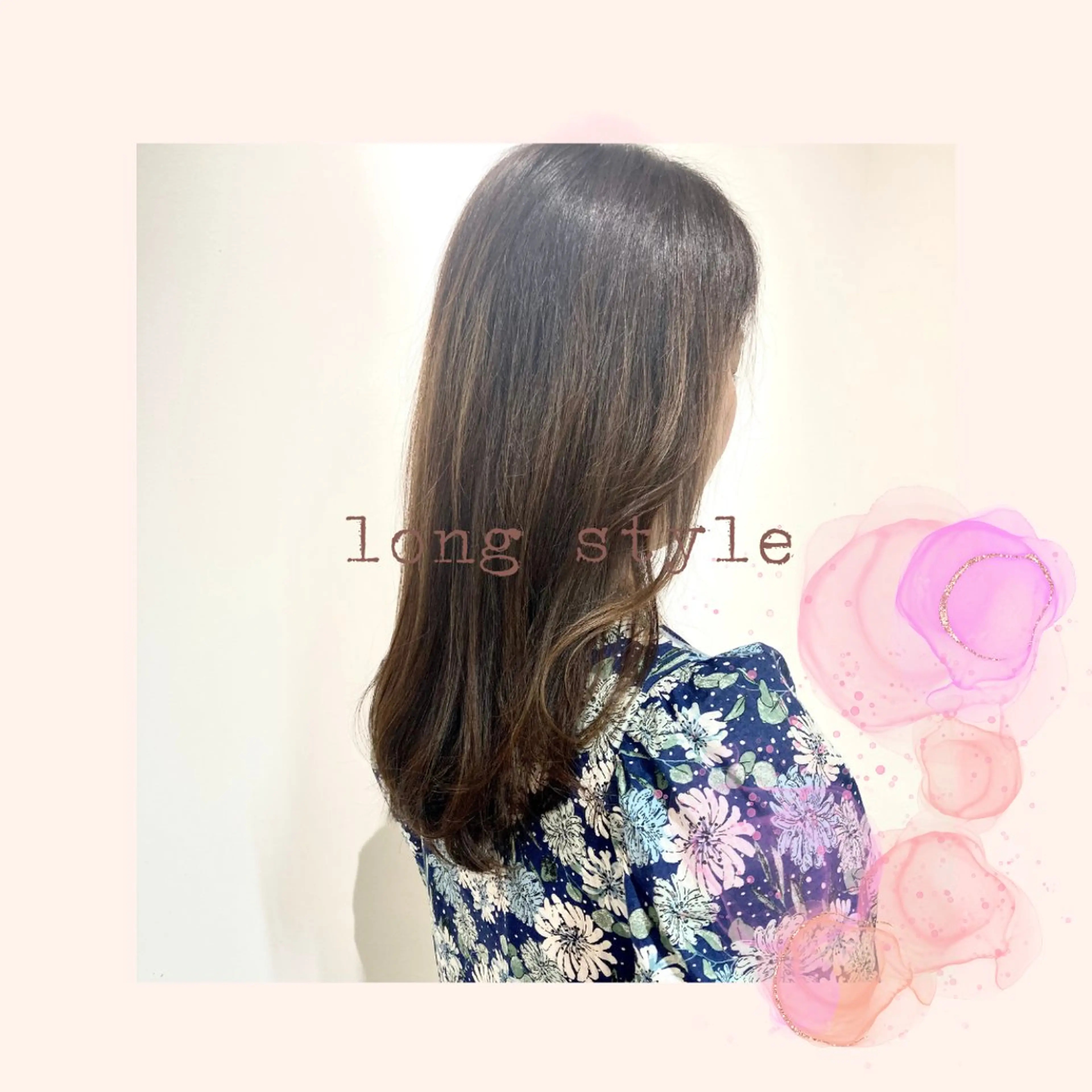 ロング amie:ℓat arao所属・河村 あいりのヘアスタイル