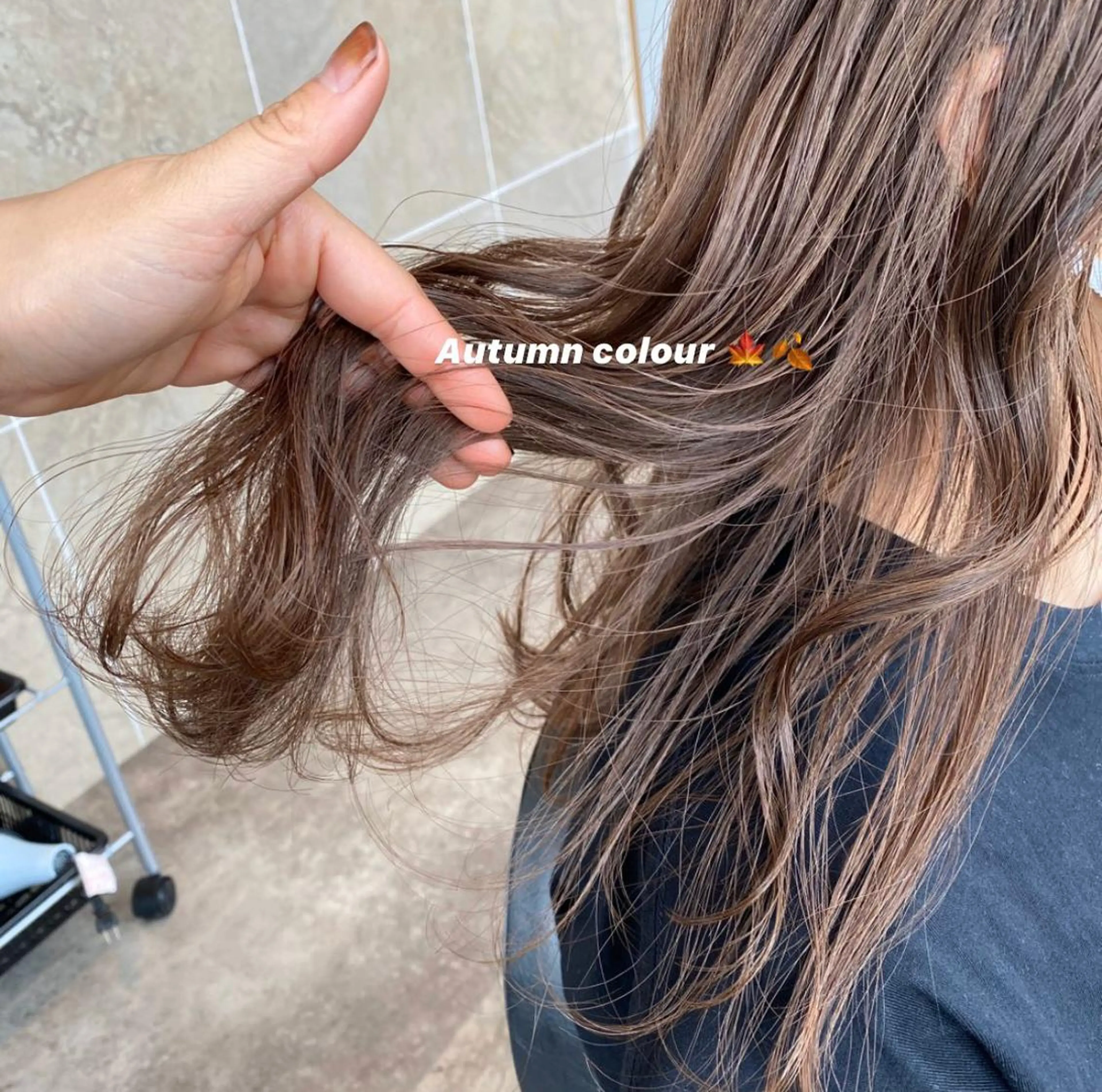 ミディアム カット ヘアカラー Lafith hair lit所属・今井 悠菜のヘアスタイル