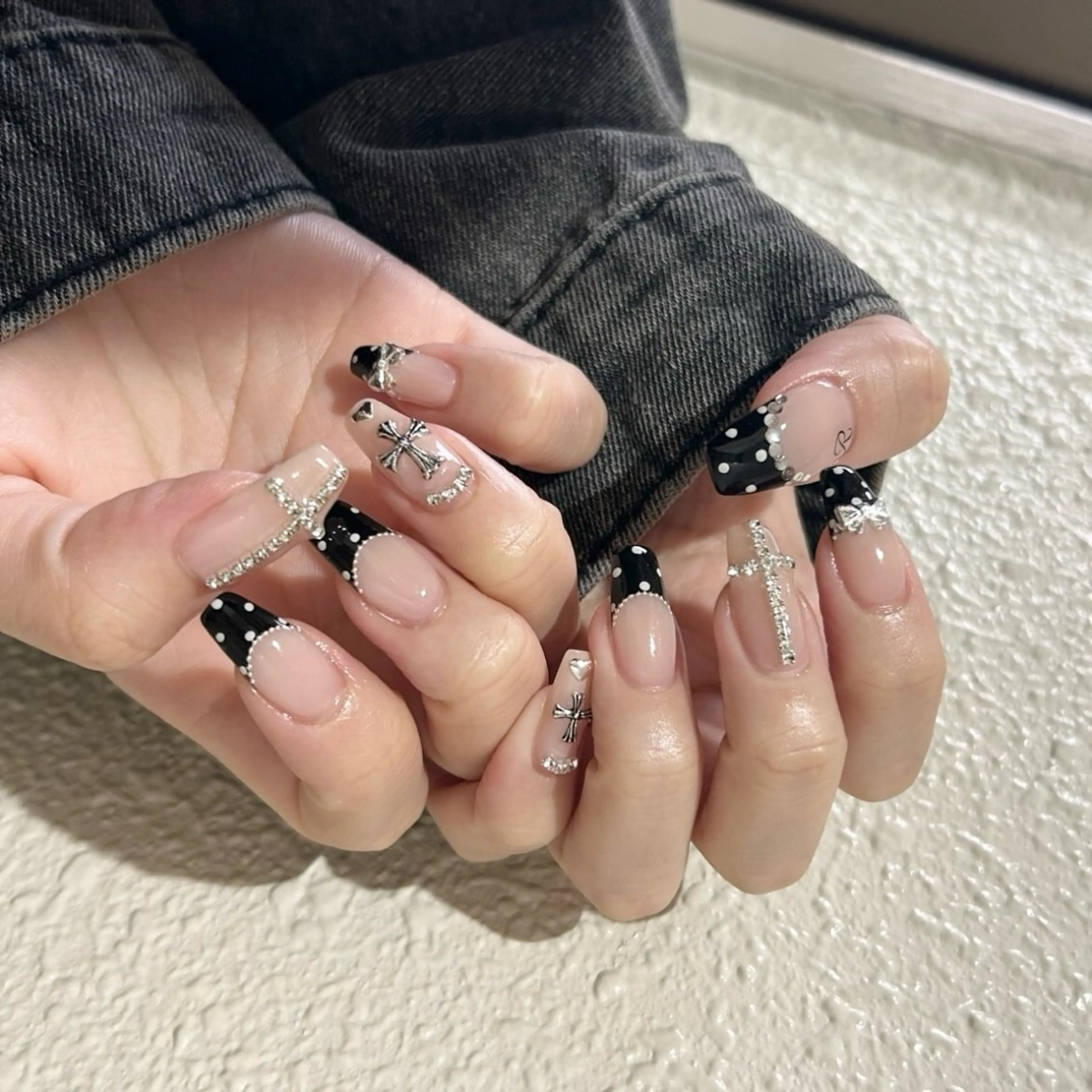 ネイル ハンドネイル ☽ ☾のネイルデザイン