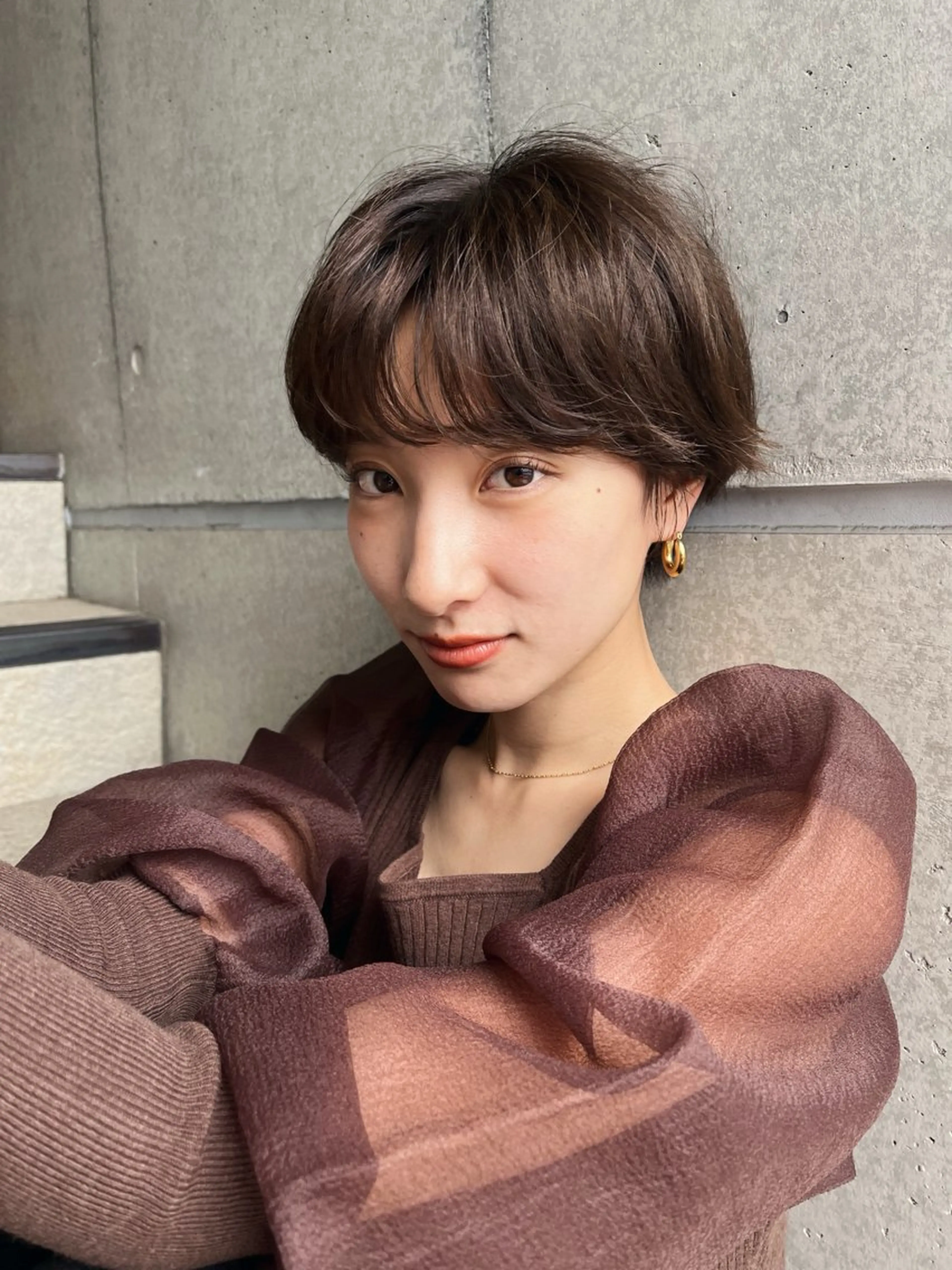 ショート 暖色/パーマ 🌼クニトウメイのヘアスタイル