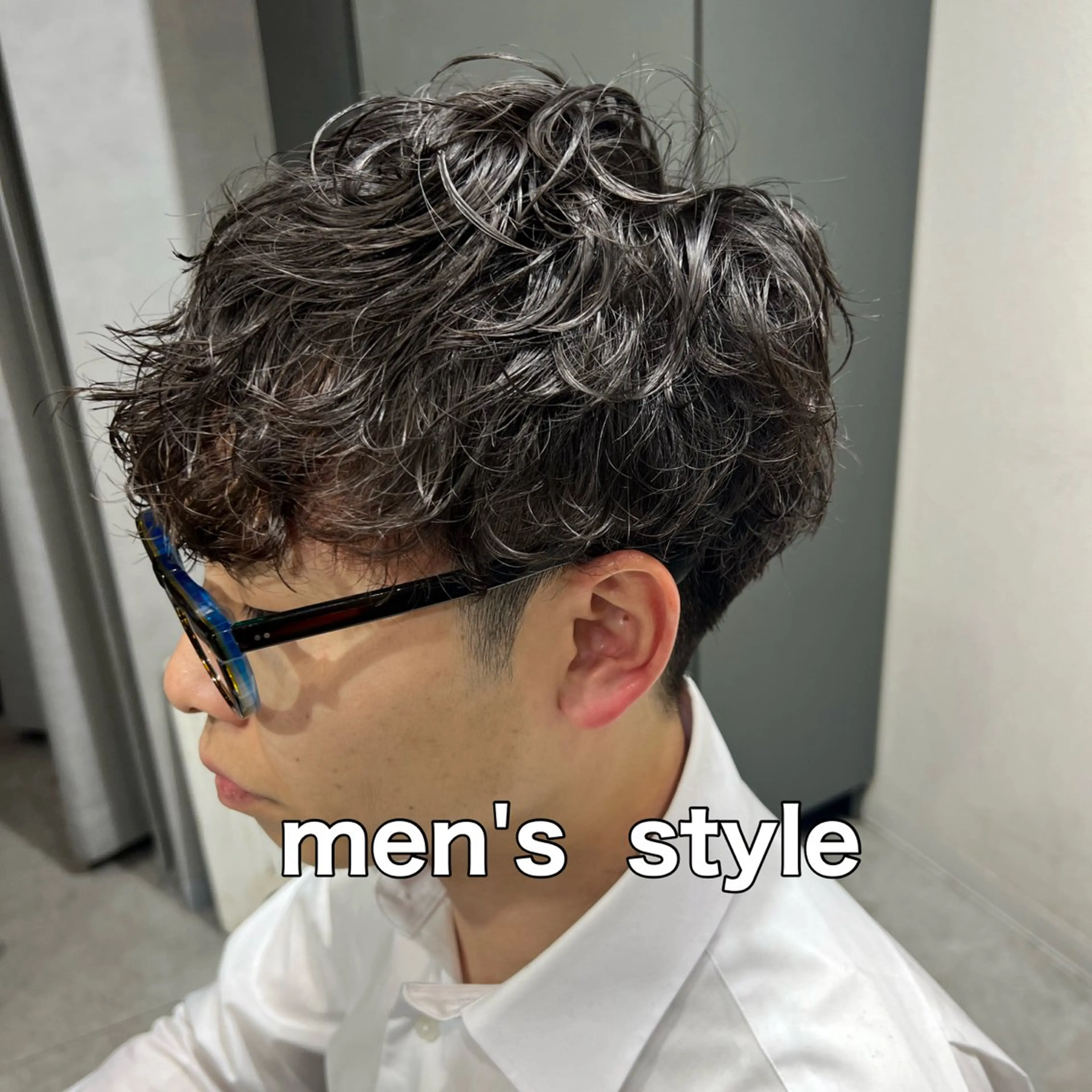 パーマ メンズ カット パーマ 上野⭐️メンズ特化 森田道成のヘアスタイル