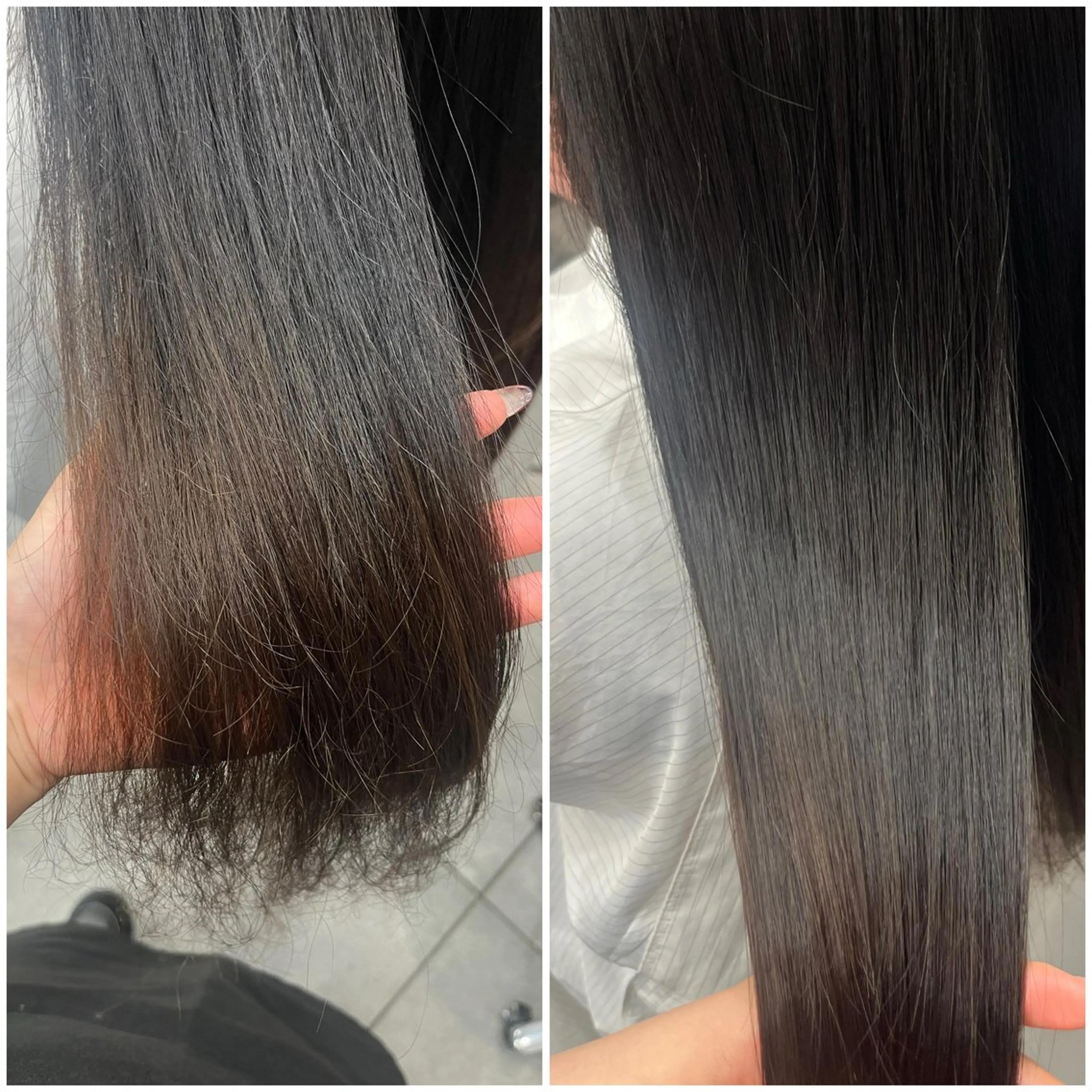 質感再生トリートメント+水素パウダー配合ストレート✨の写真