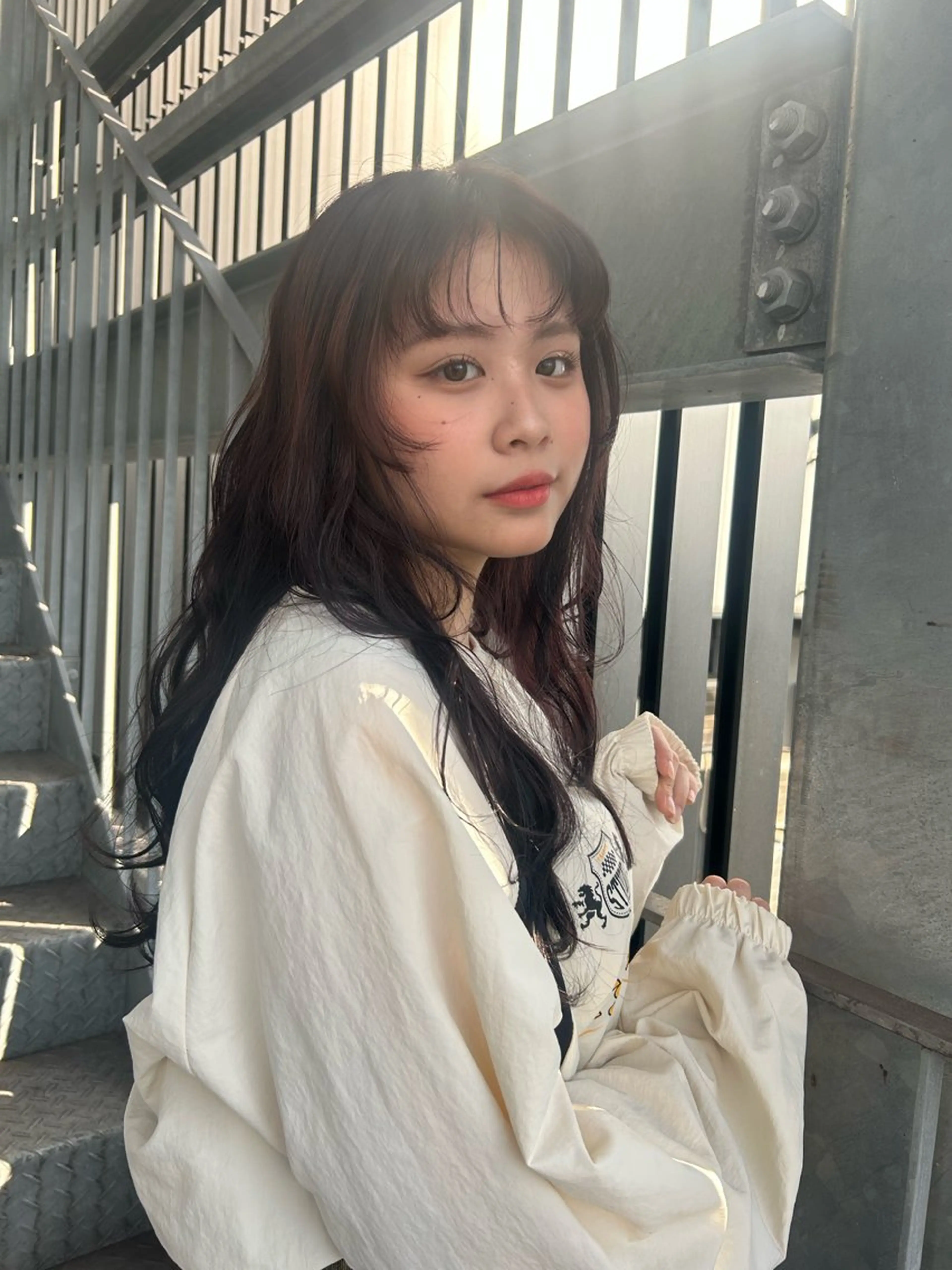 ロング ヘアアレンジ デザインカット 顔周りカット VISUALIST所属・小倉/レイヤー/ 顔周りカット/naoのヘアスタイル