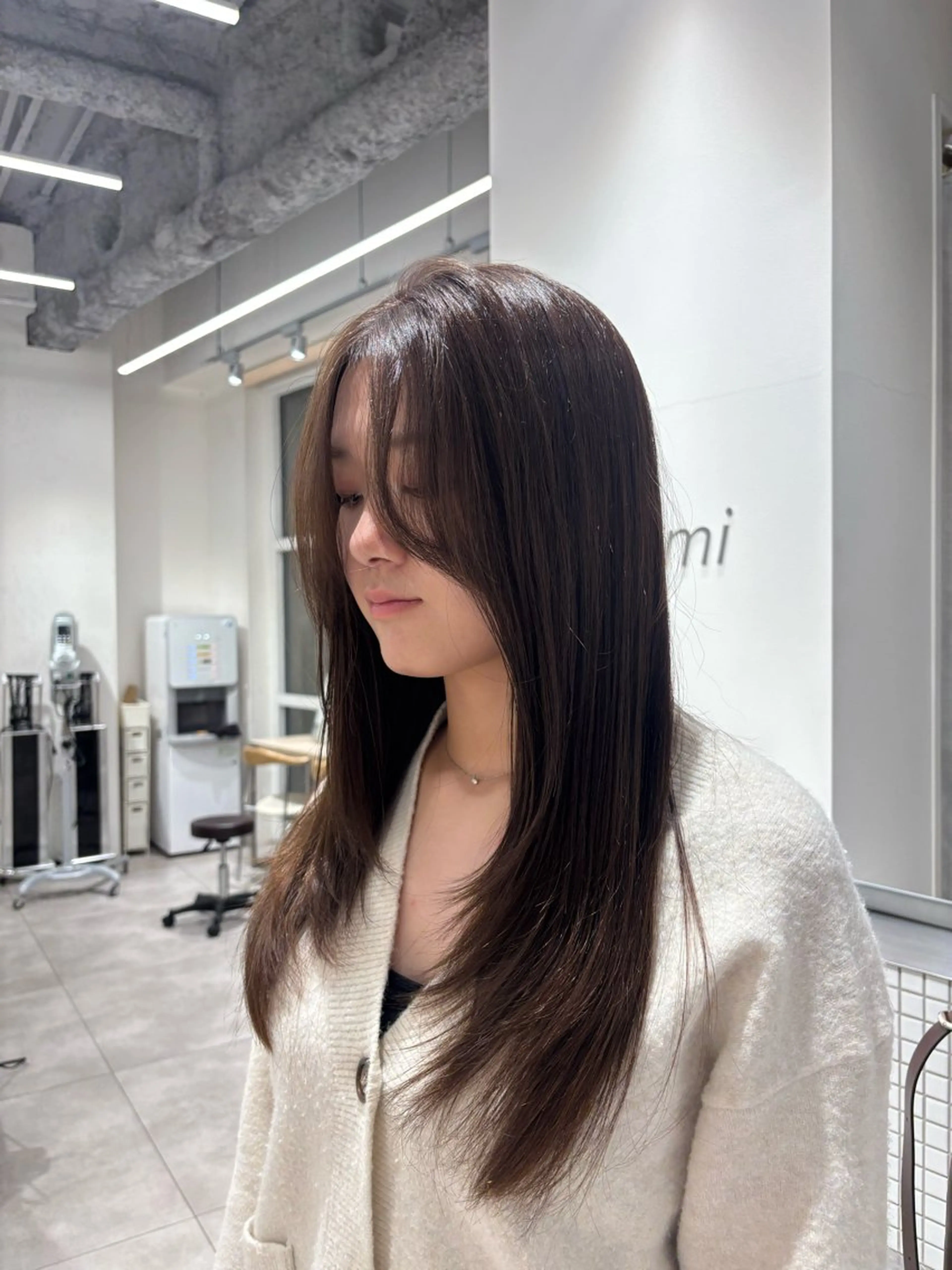 ロング ヘアカラー トリートメント unam透明感カラー 🍀_そら🪽のヘアスタイル