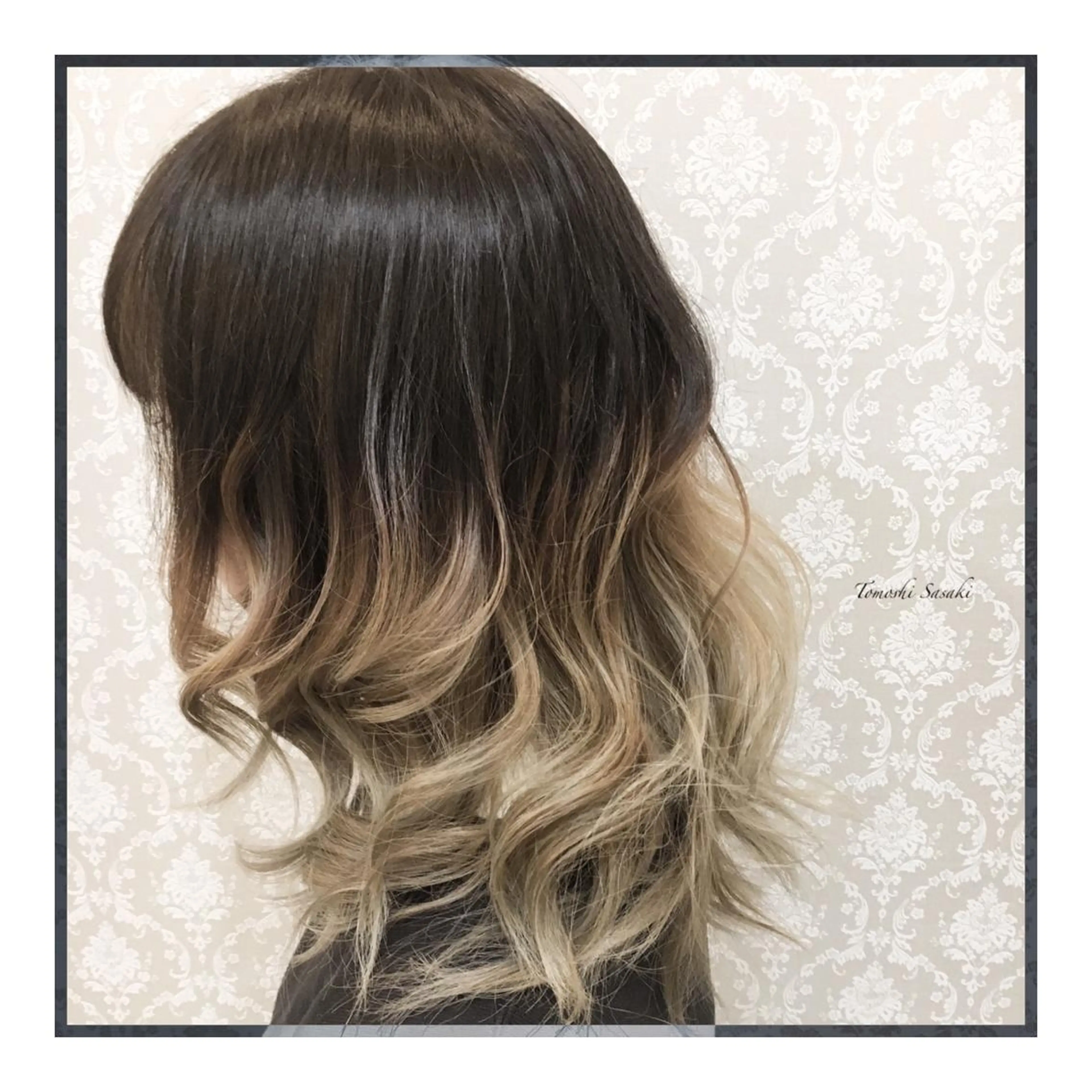 カラー グラデーションカラー ササキ トモシのヘアスタイル