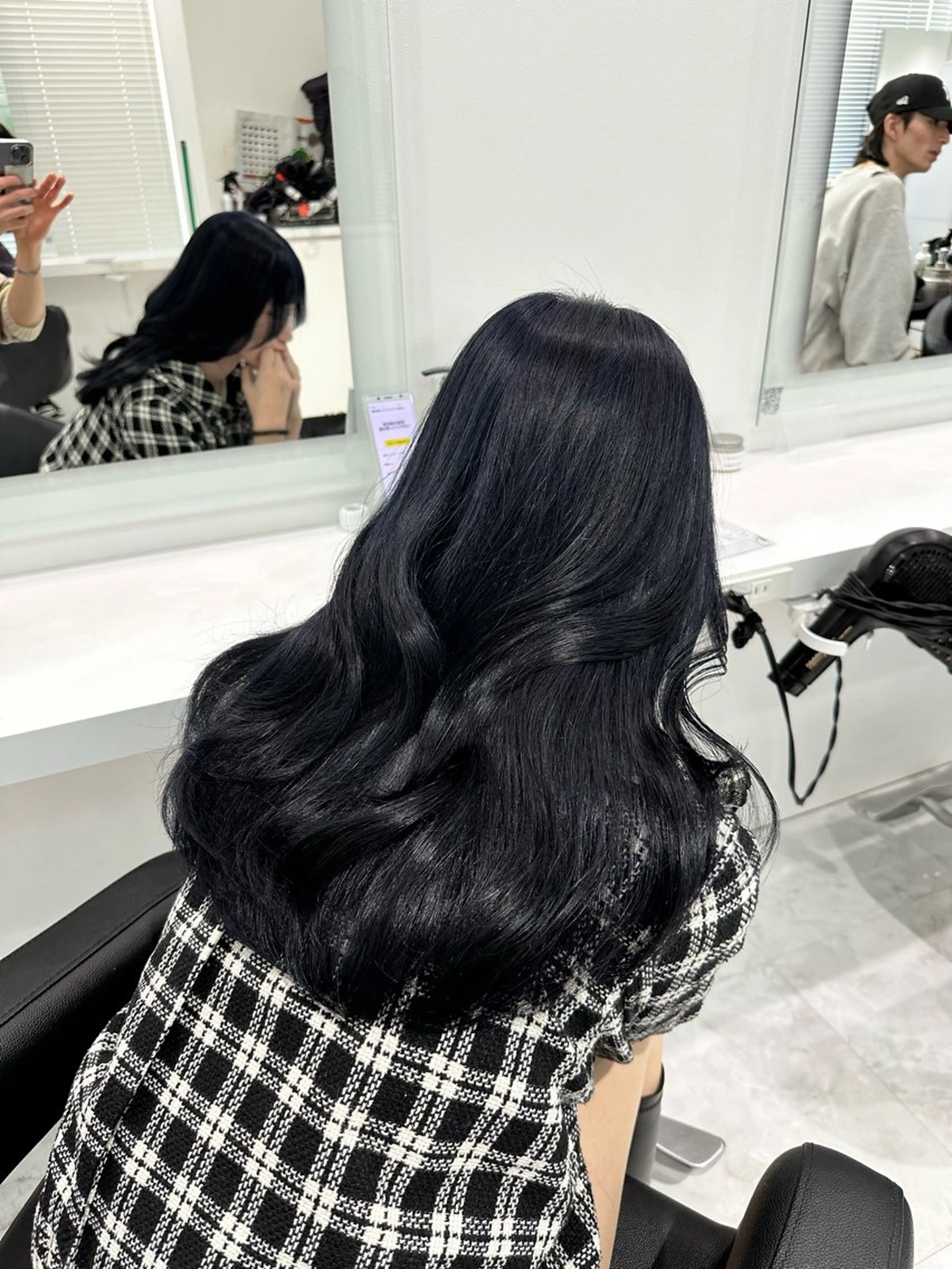 ミディアム カラー カット ヘアカラー トリートメント ヘッドスパ ヘアセット ♡上品韓国髪♡ブラ ウン/SAYATOのヘアスタイル